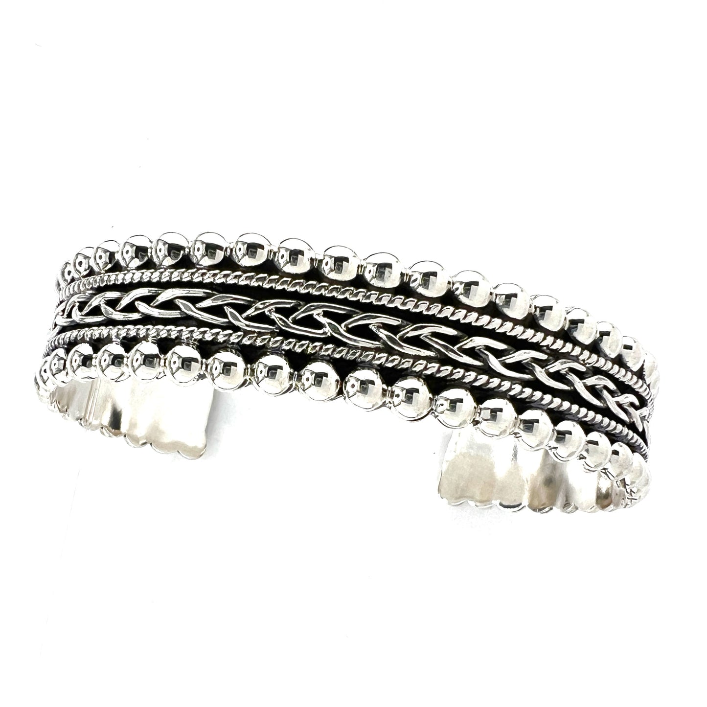 7cm x 1.5cm Silver Bracelet