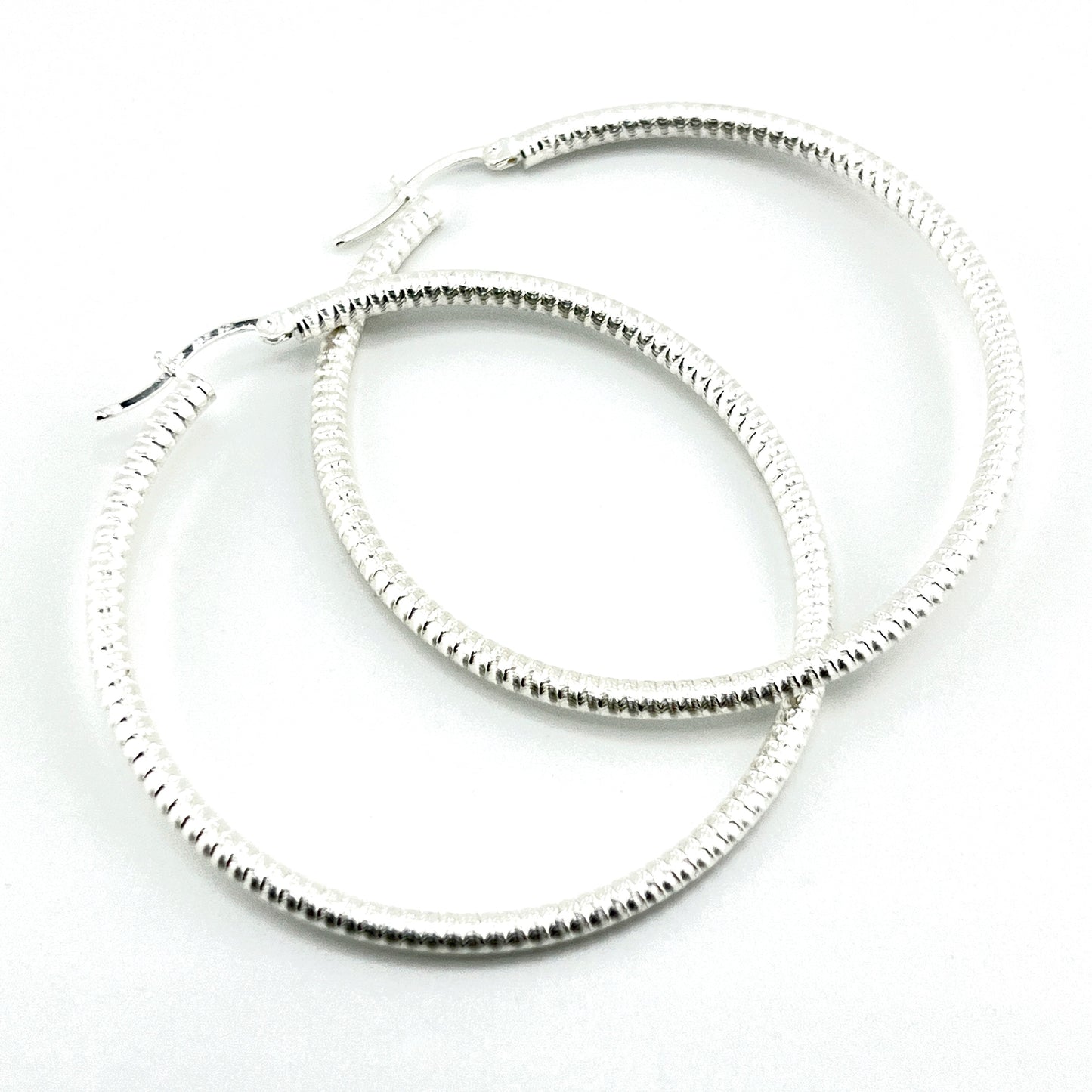 30mm HOOP .925 Silver Earrings