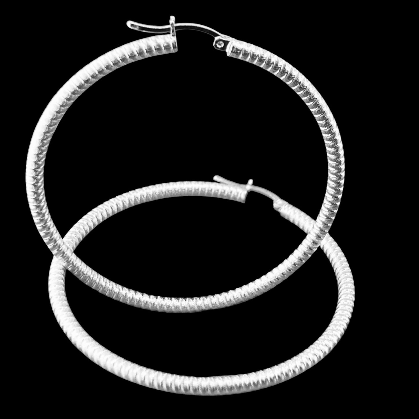 30mm HOOP .925 Silver Earrings