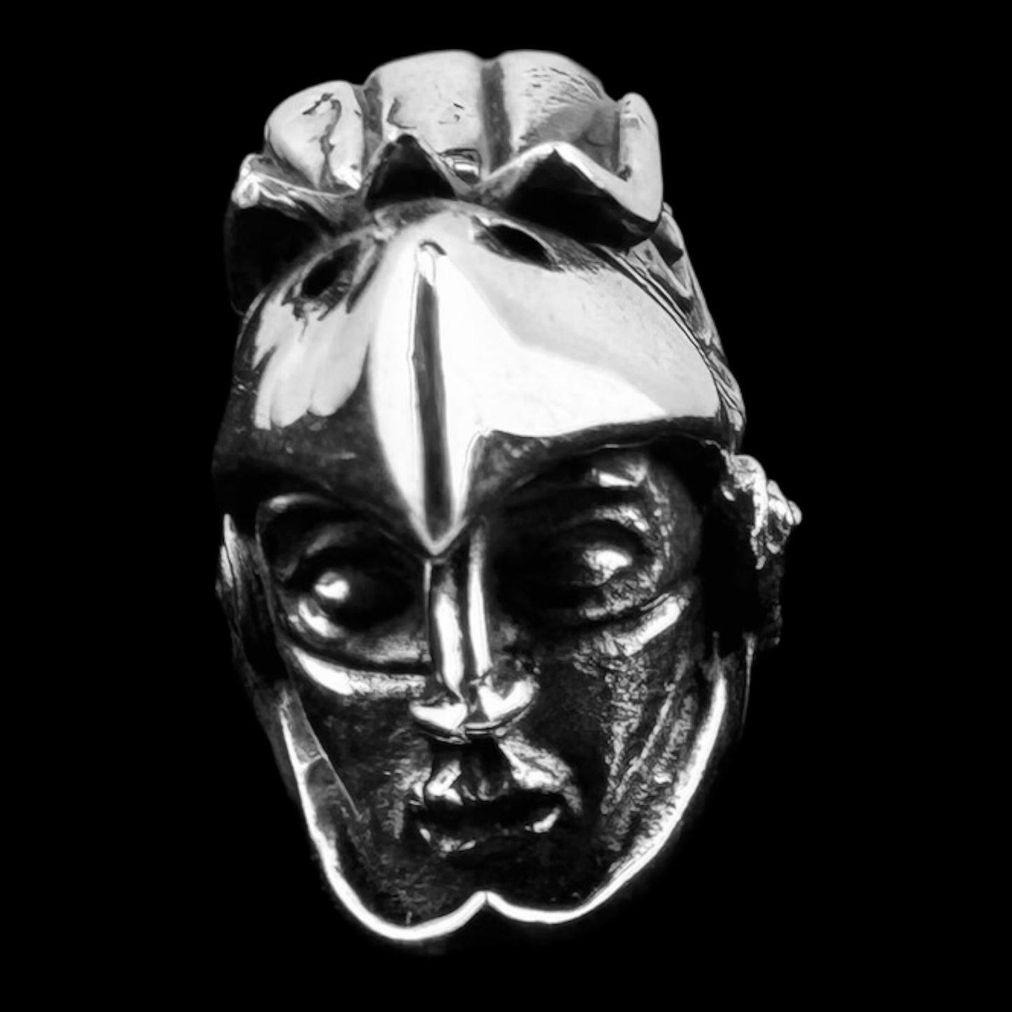 925 Silver Aztec Warrior Pendant