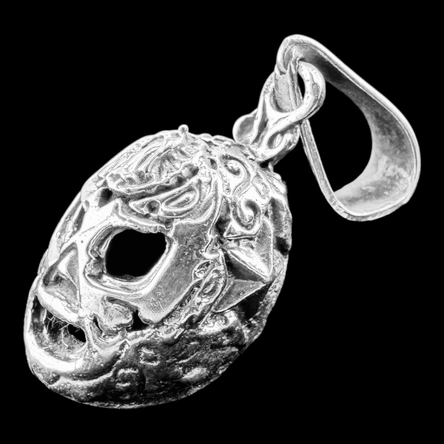 925 Silver Luchador Pendant