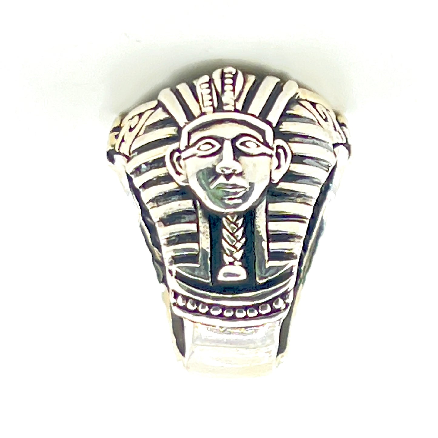 Size 11 Silver Ring with Egyptian motif