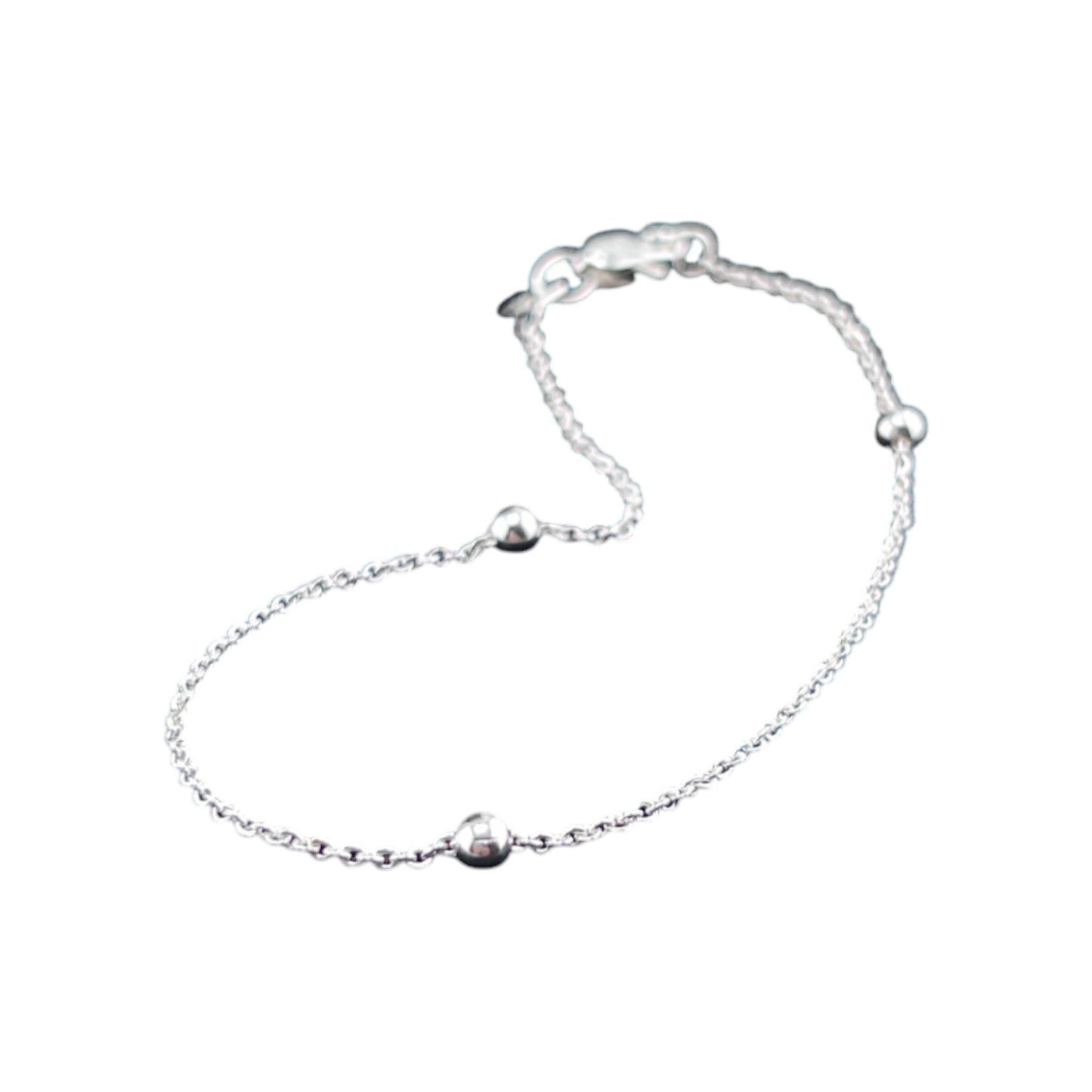 925 Sterling Silver Bracelet Chain ANKLE VIVIANA