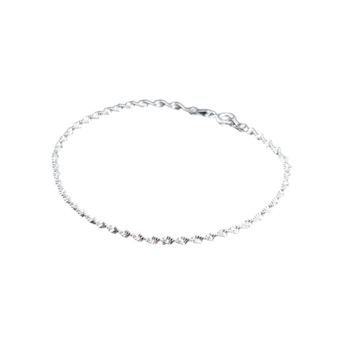 925 Sterling Silver Bracelet Chain SUPER SINGAPUR 030
