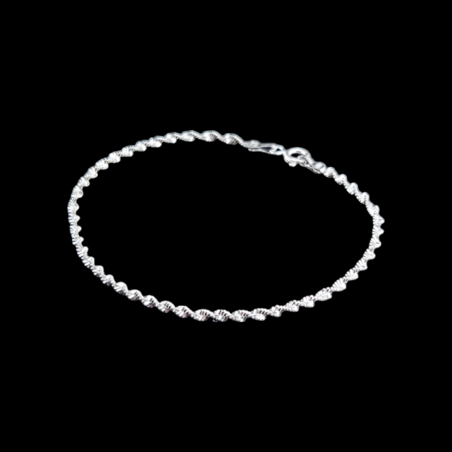 925 Sterling Silver Bracelet Chain SUPER SINGAPUR 030