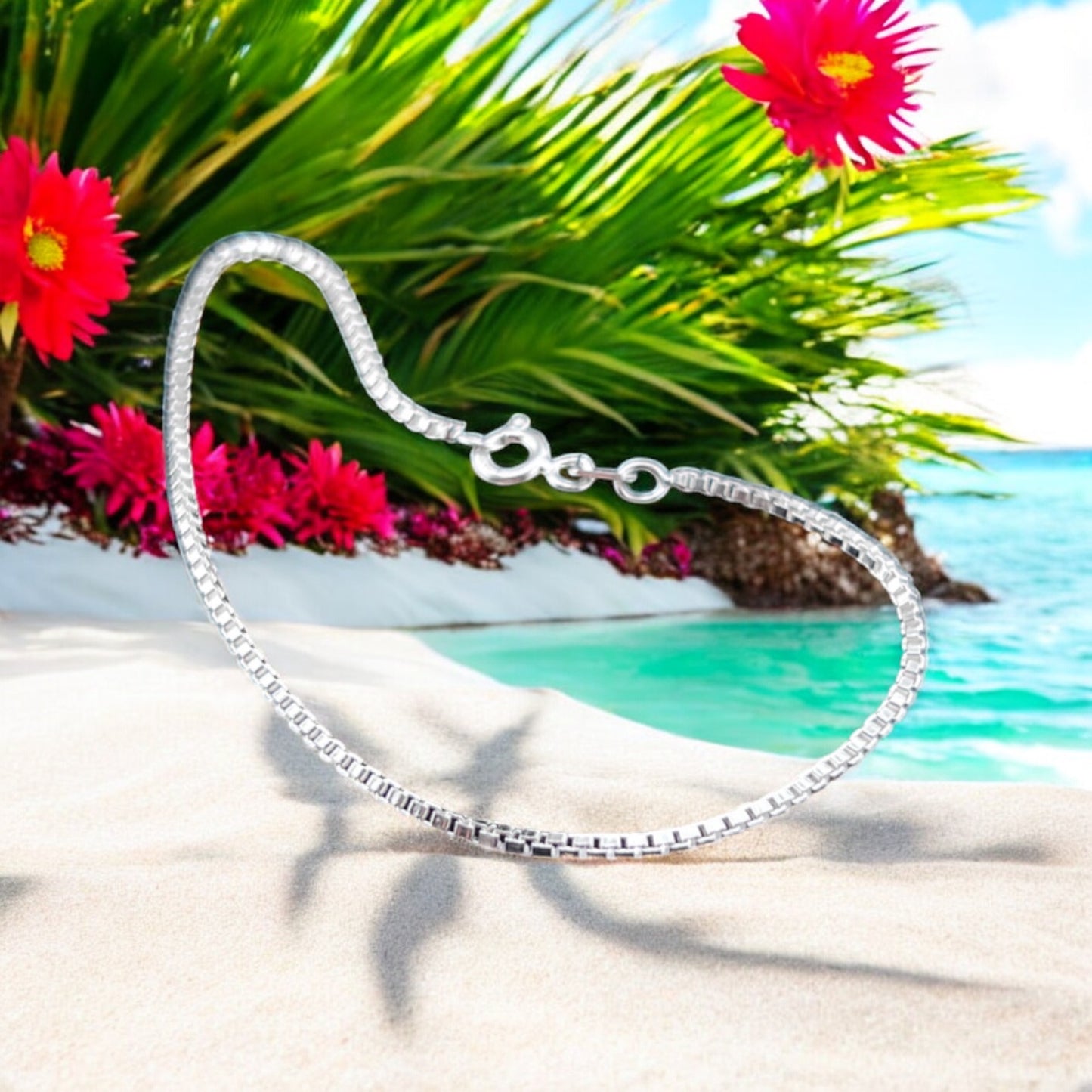 925 Sterling Silver Bracelet Chain VENECIANA