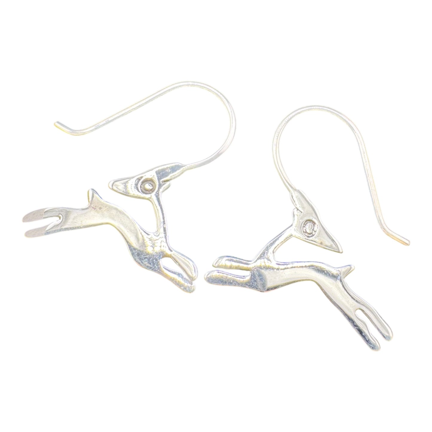 Reindeer drop earrings