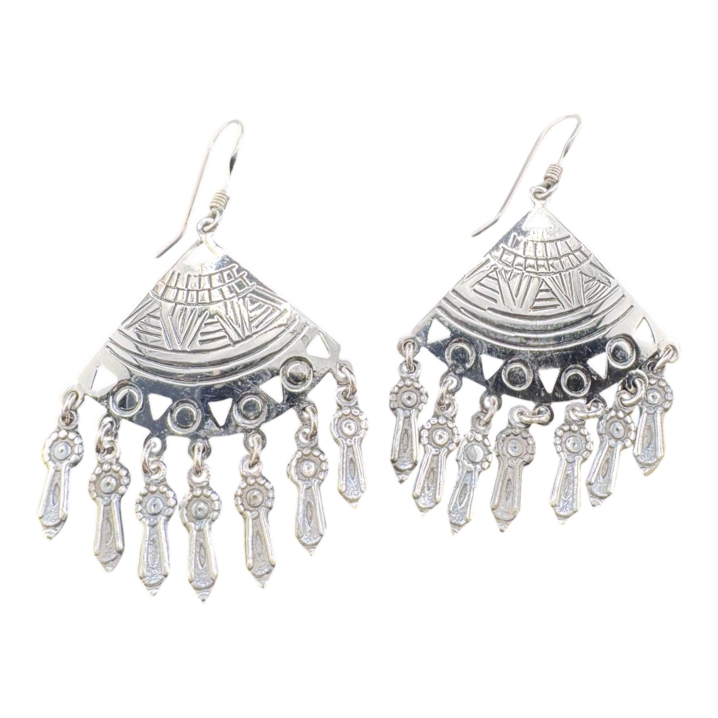Albanico Lanzas dangle earrings