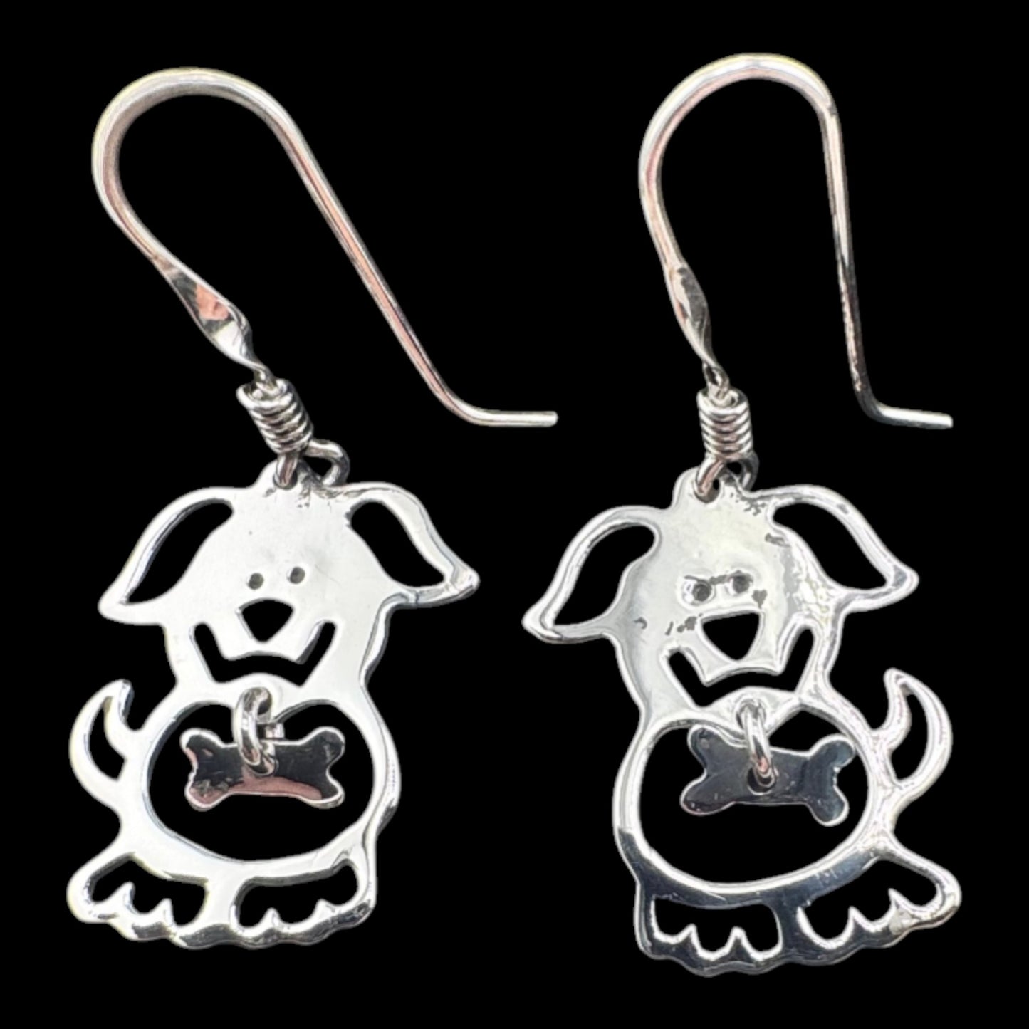 Perro con Hueso drop earrings