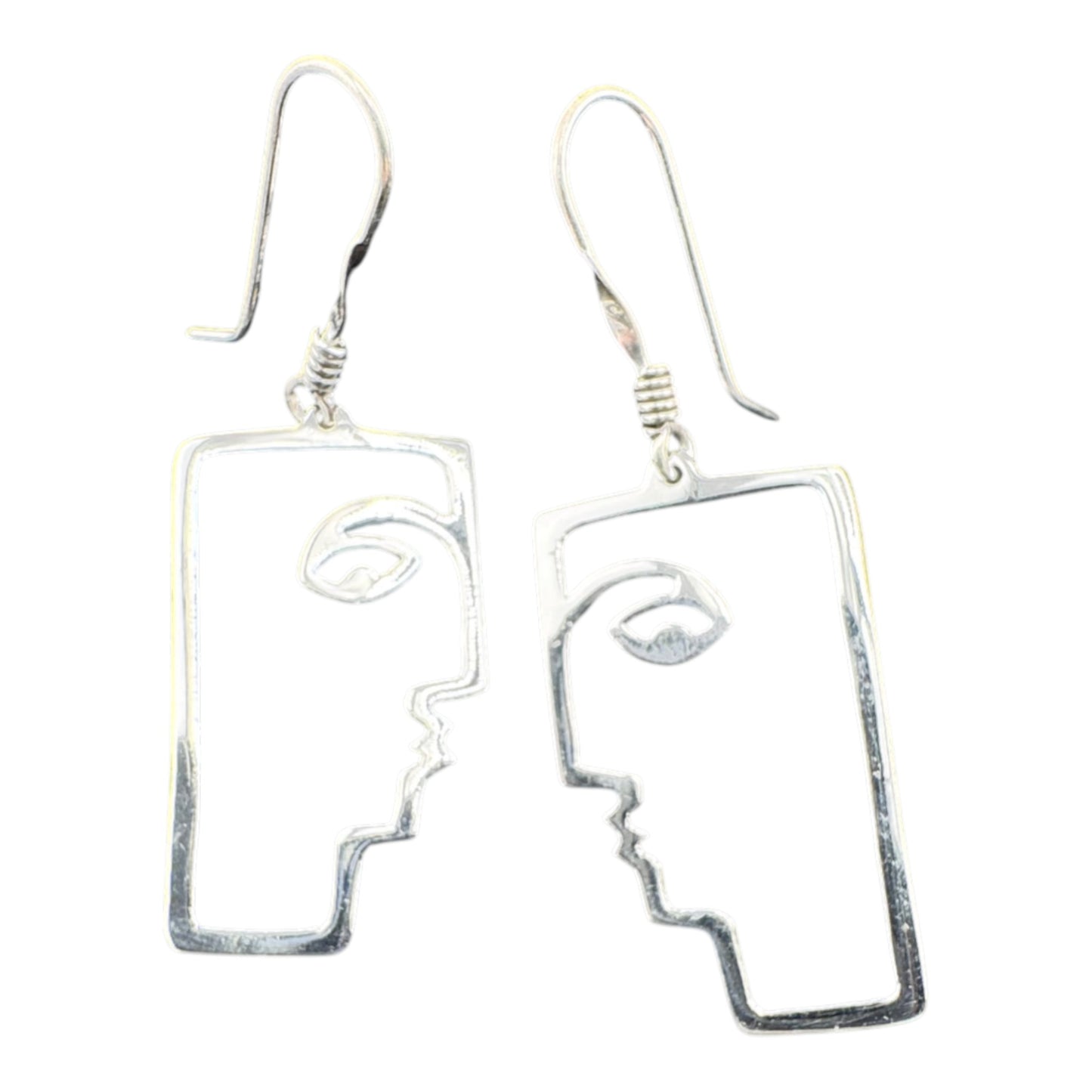Cara Cuadrada drop earrings