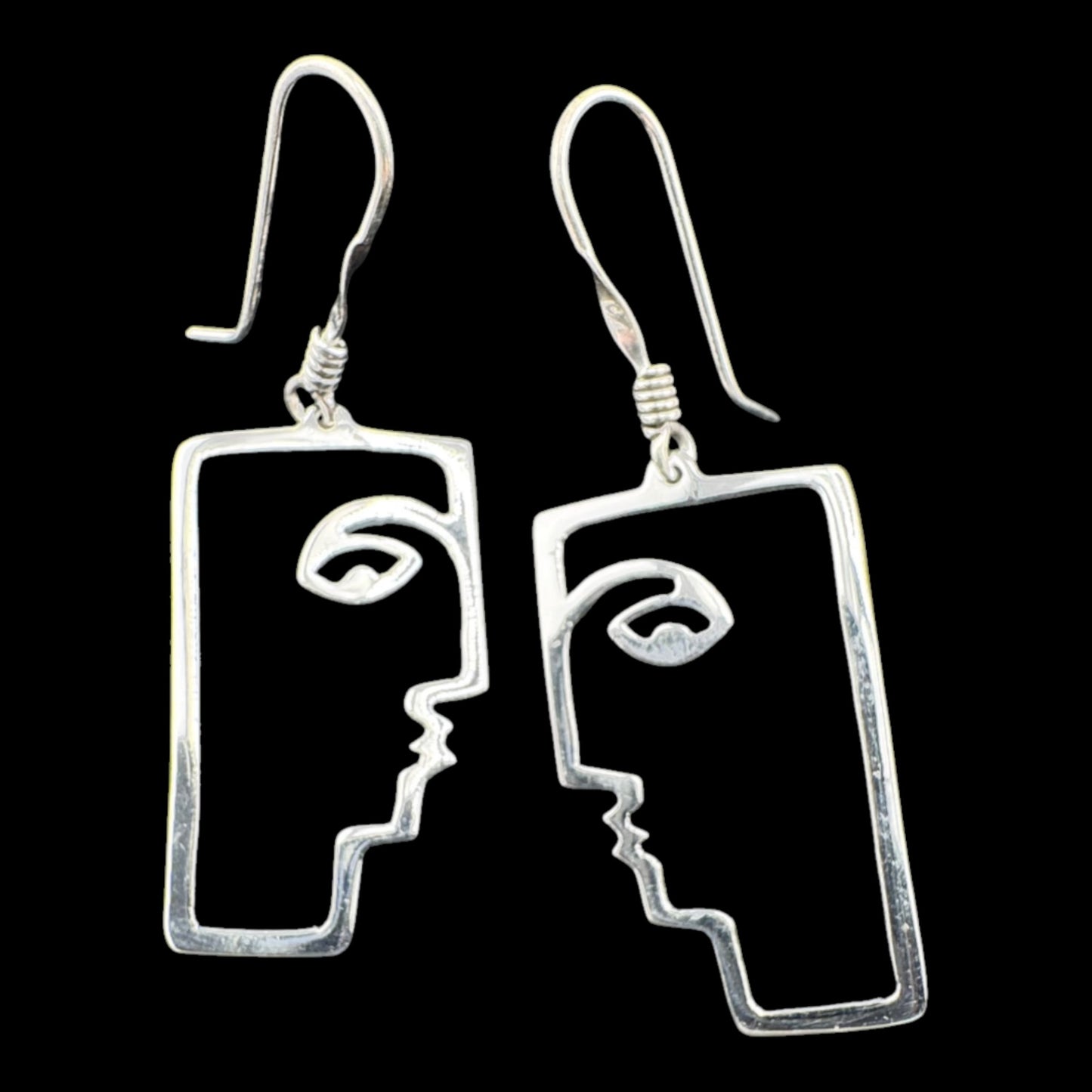 Cara Cuadrada drop earrings