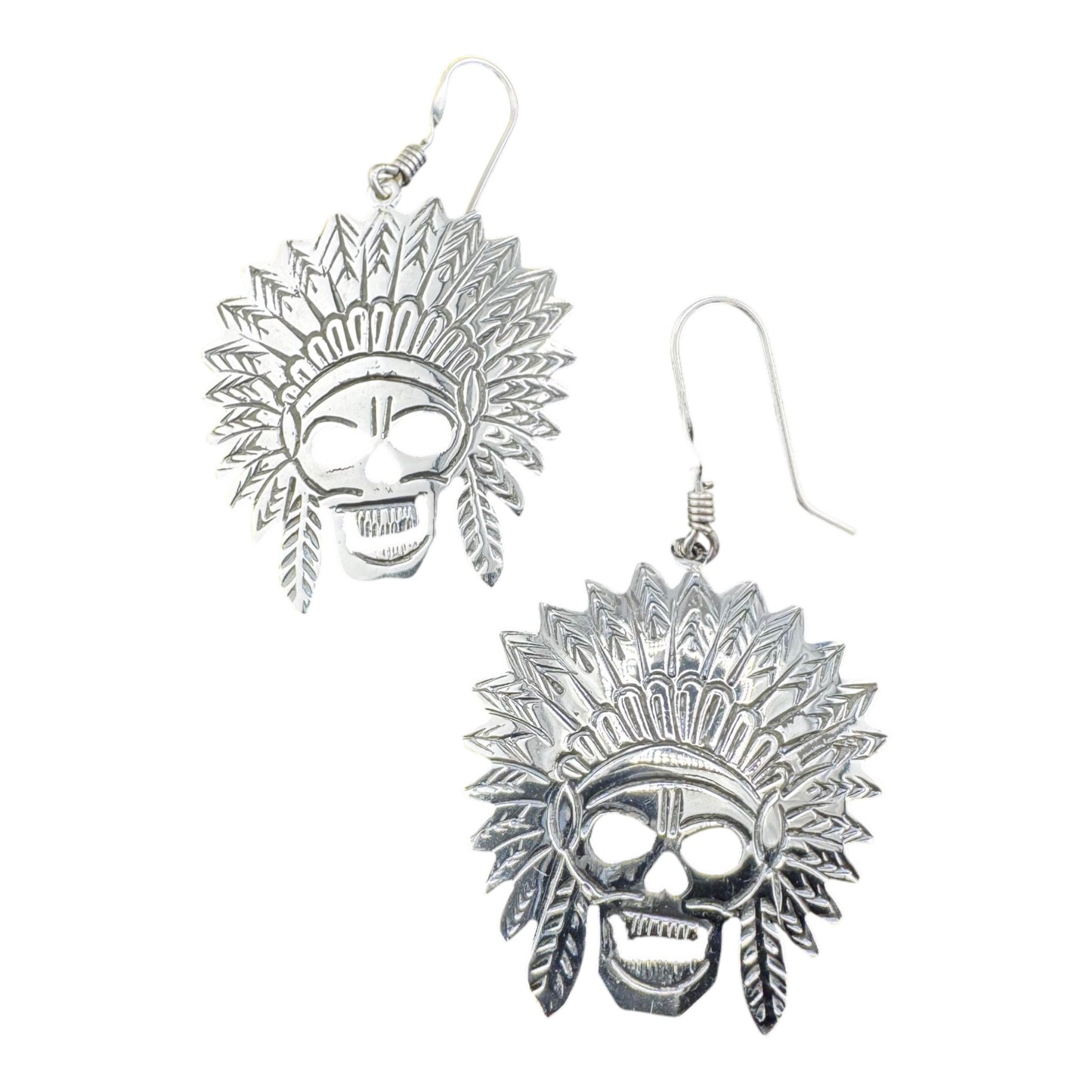 Calavera Penacho drop earrings
