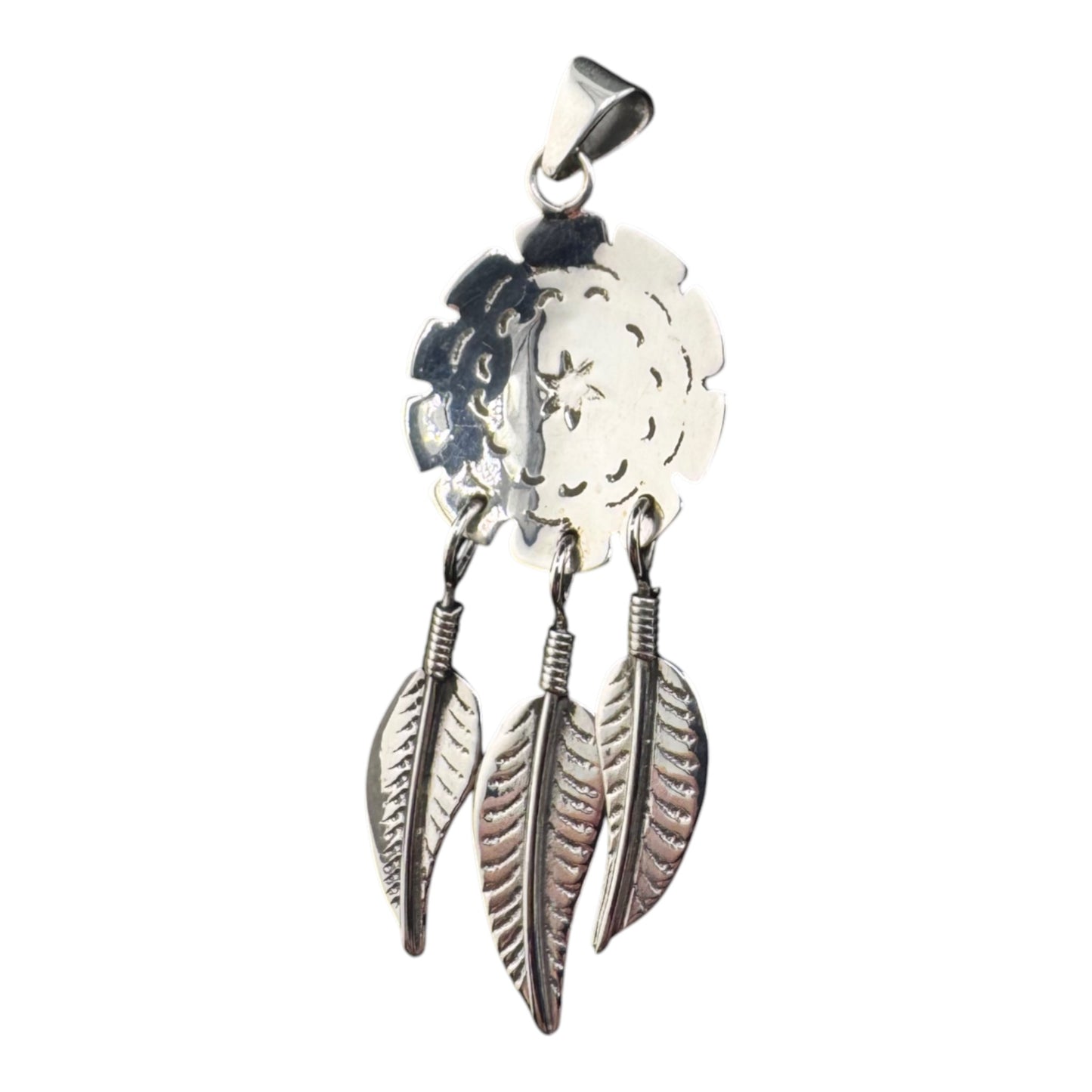 Atrapasuenos Plumas pendant