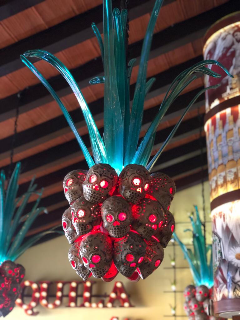 Sugar Skull Agave Chandelier MD