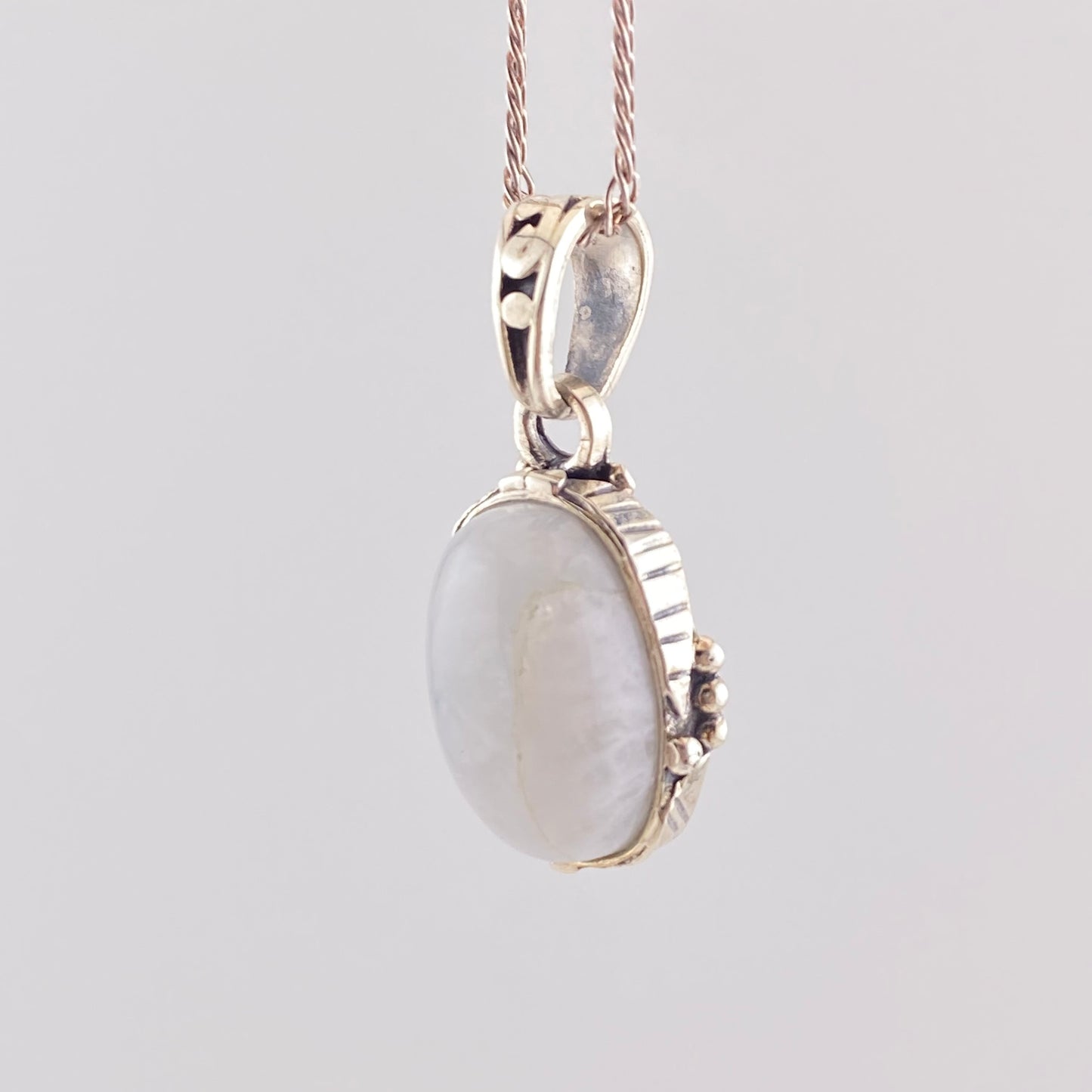 950 Silver Moonstone Pendant