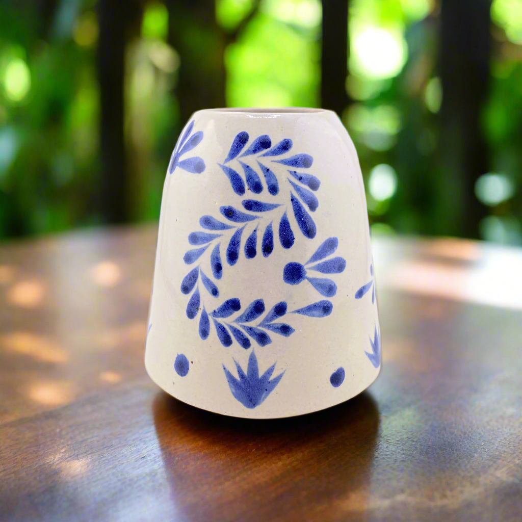 Vaso Ceramica Azul 16 oz