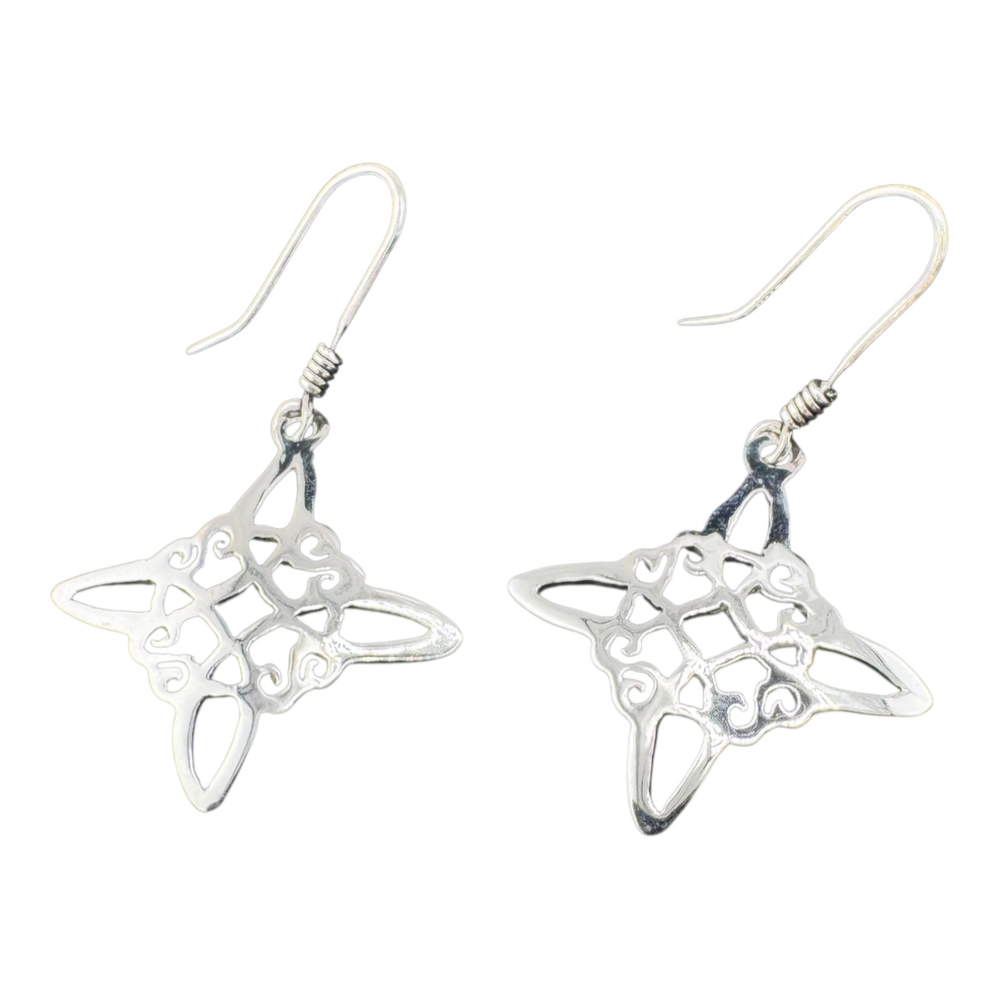 Celtic Knot Drop Earrings