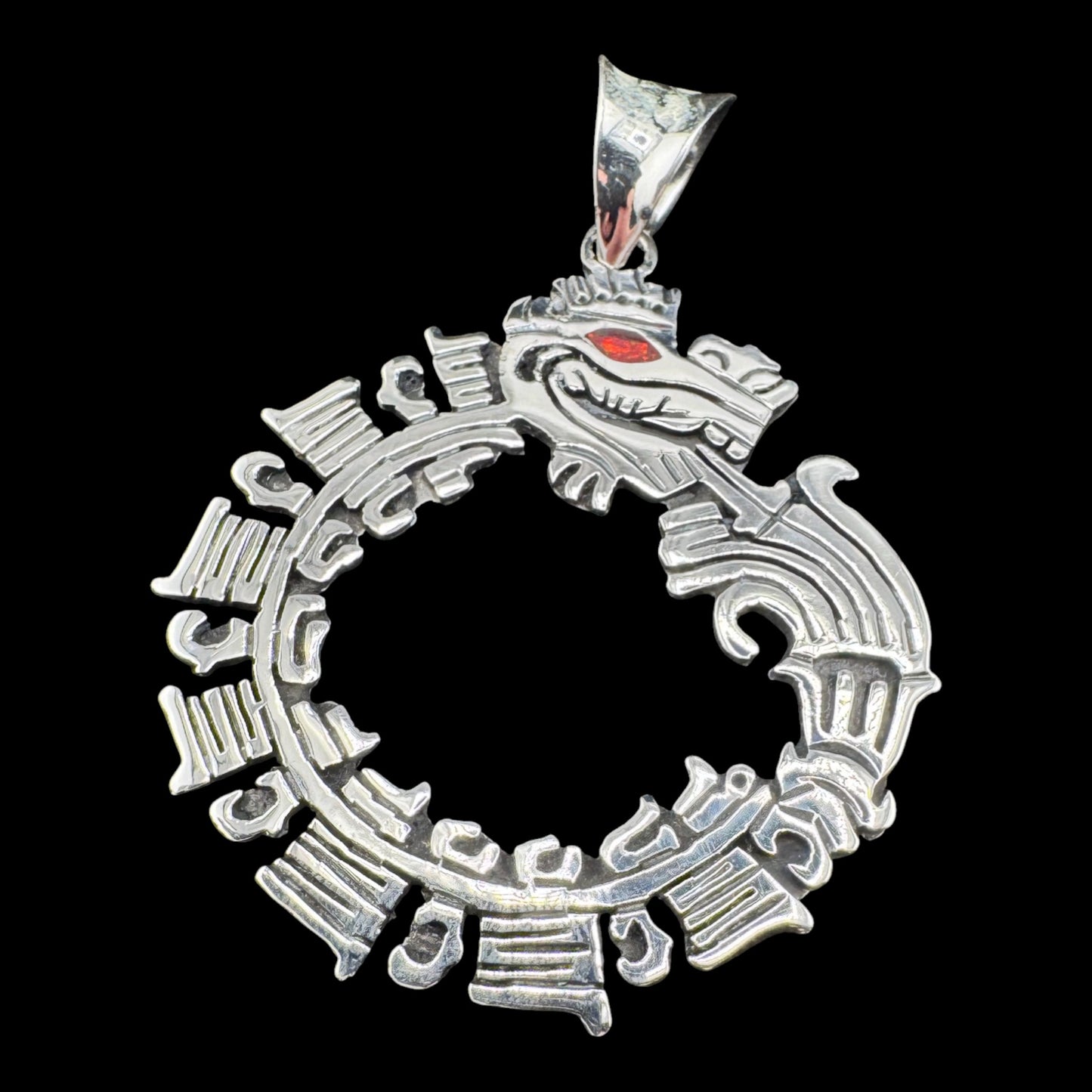 Quetzalcoatl Calendar Pendant