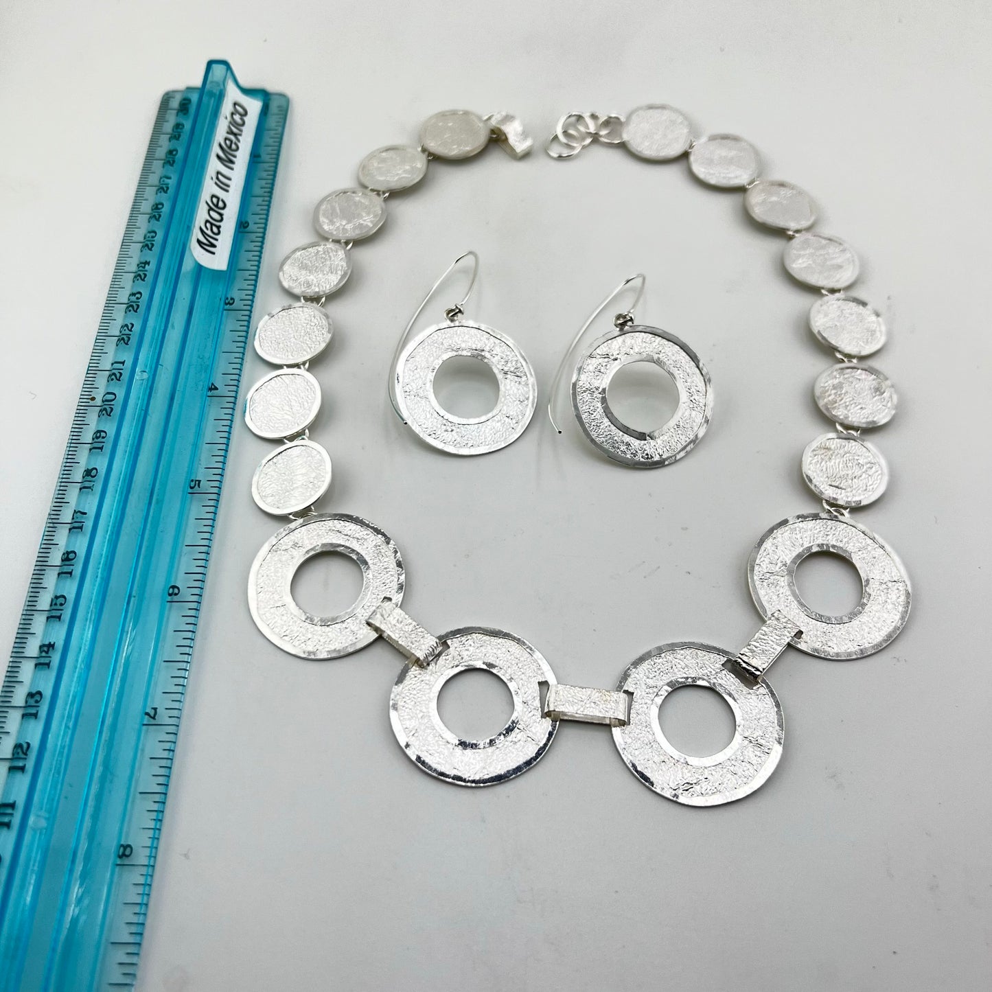 925 SET Sterling Silver Necklace Earrings
