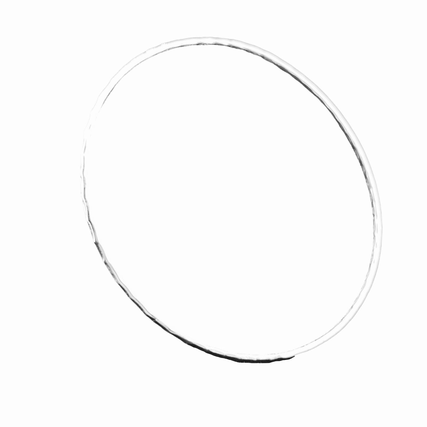 Sterling Silver .925 Bangle Bracelet 67mm
