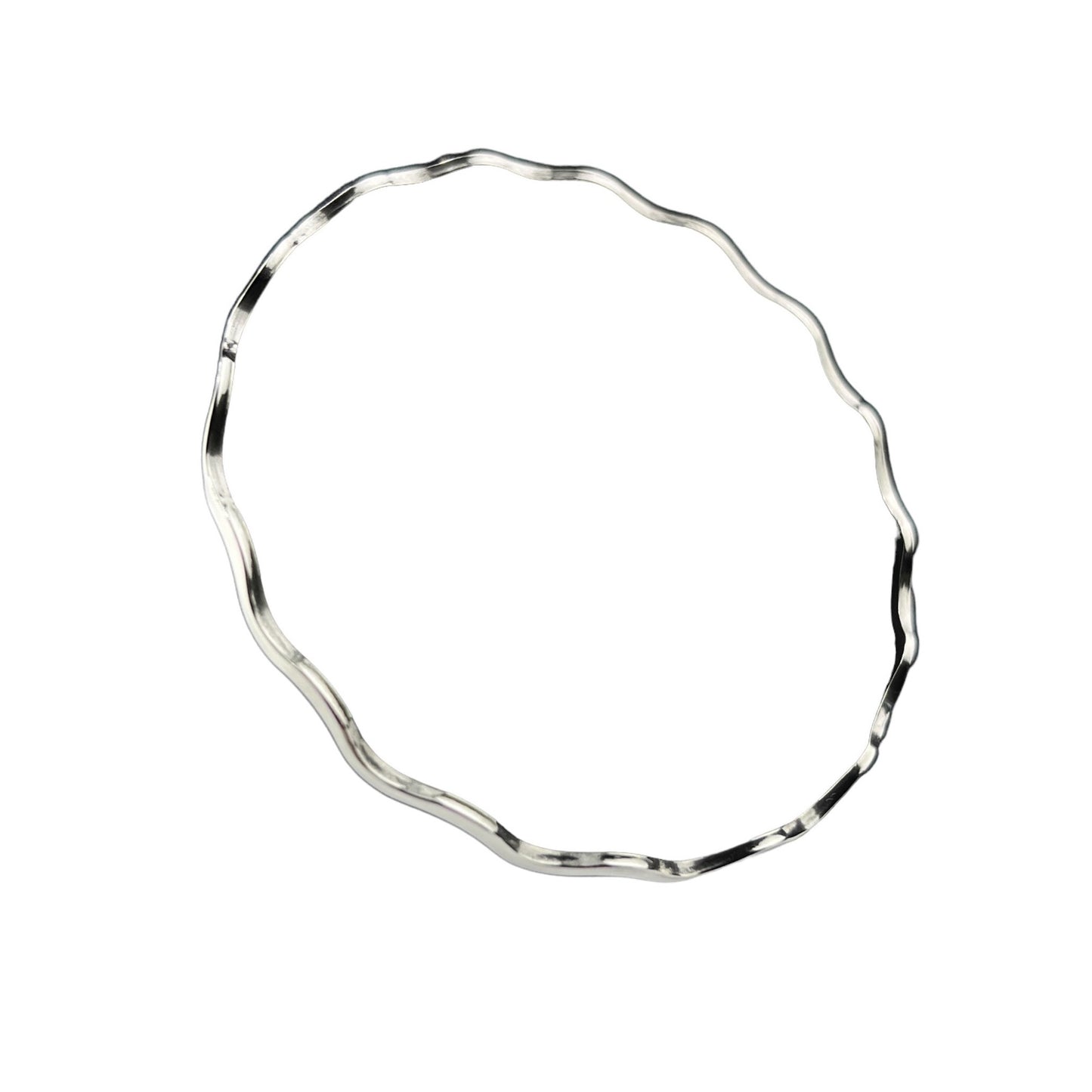 Sterling Silver .925 Bangle Bracelet 65mm