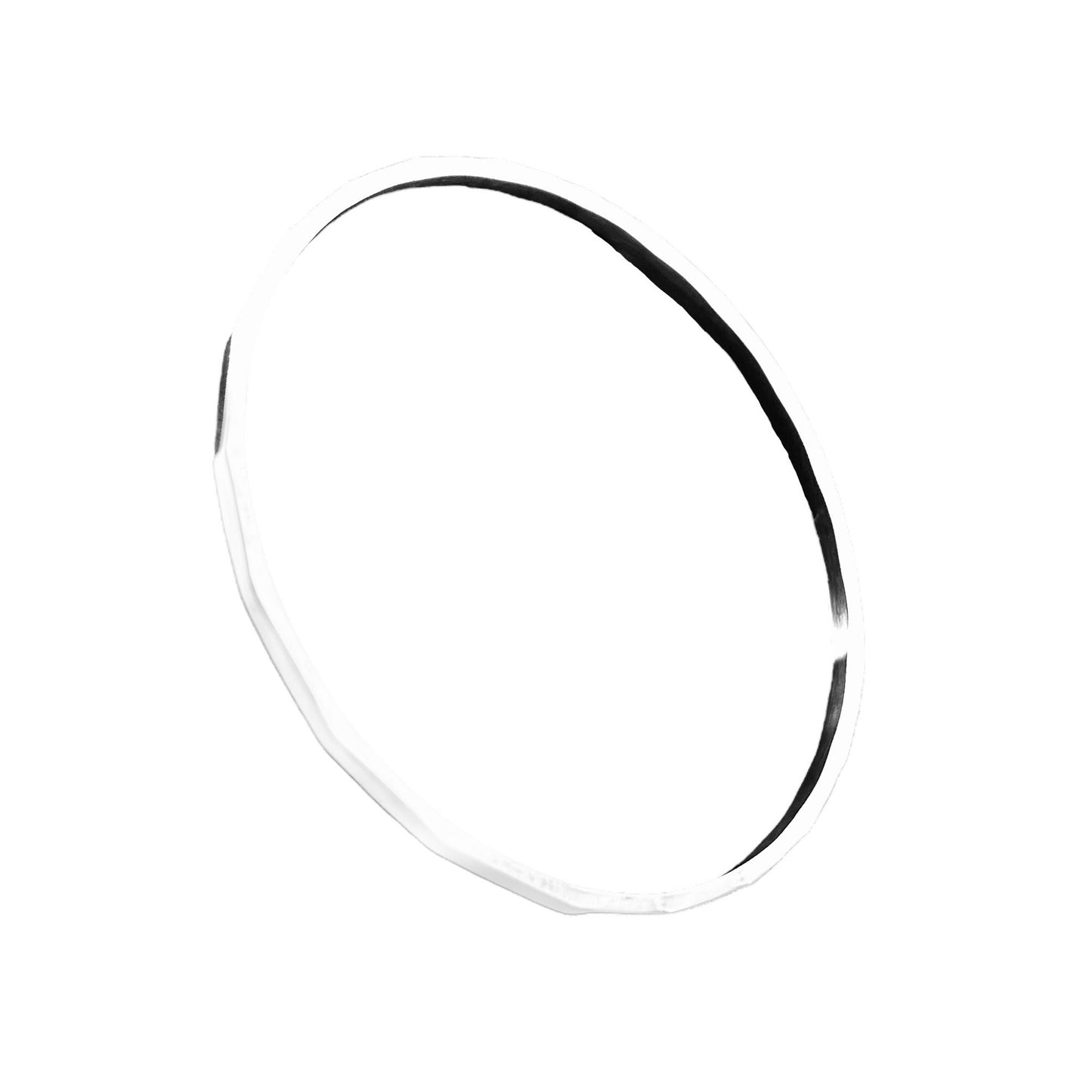 Sterling Silver .925 Bangle Bracelet 65mm Faceted