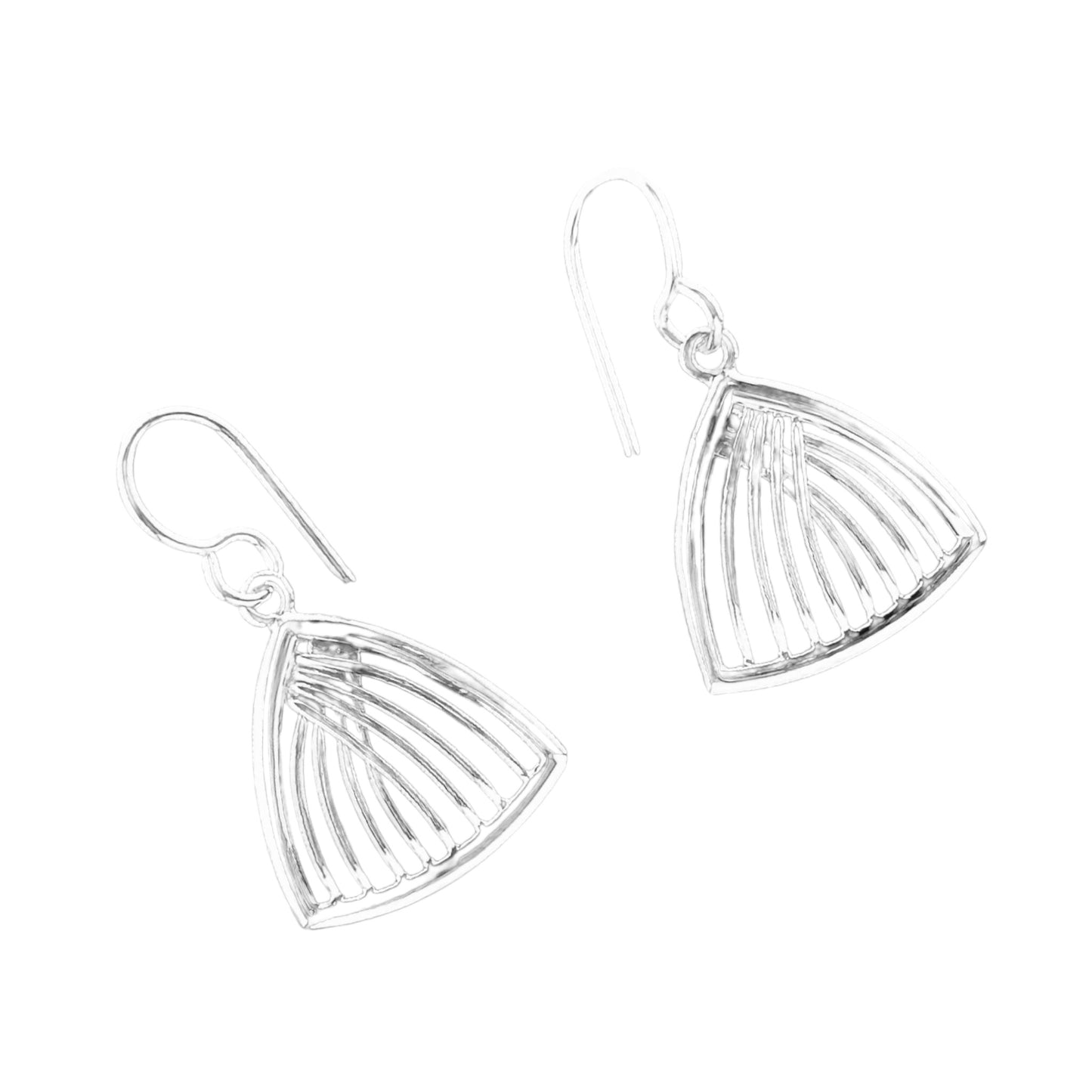Sterling Silver .925 HOOK Earrings 19mmx19mm