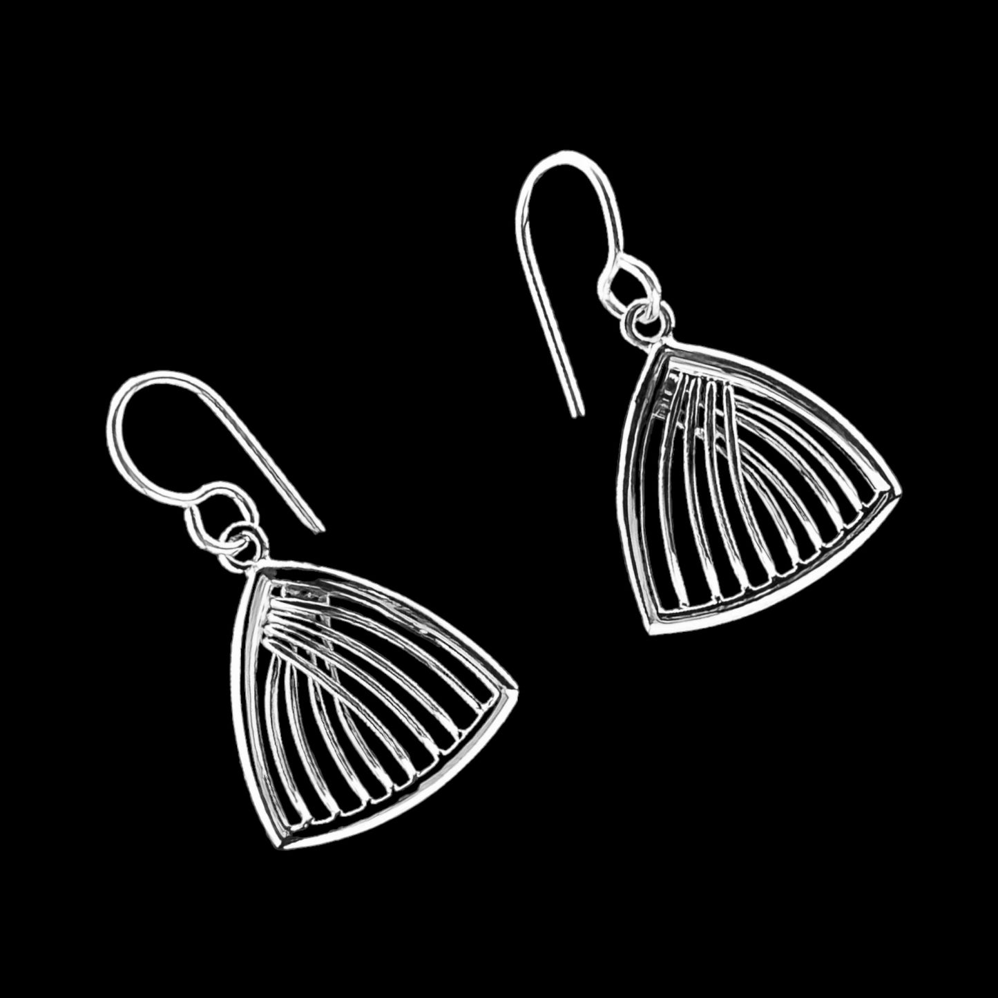 Sterling Silver .925 HOOK Earrings 19mmx19mm