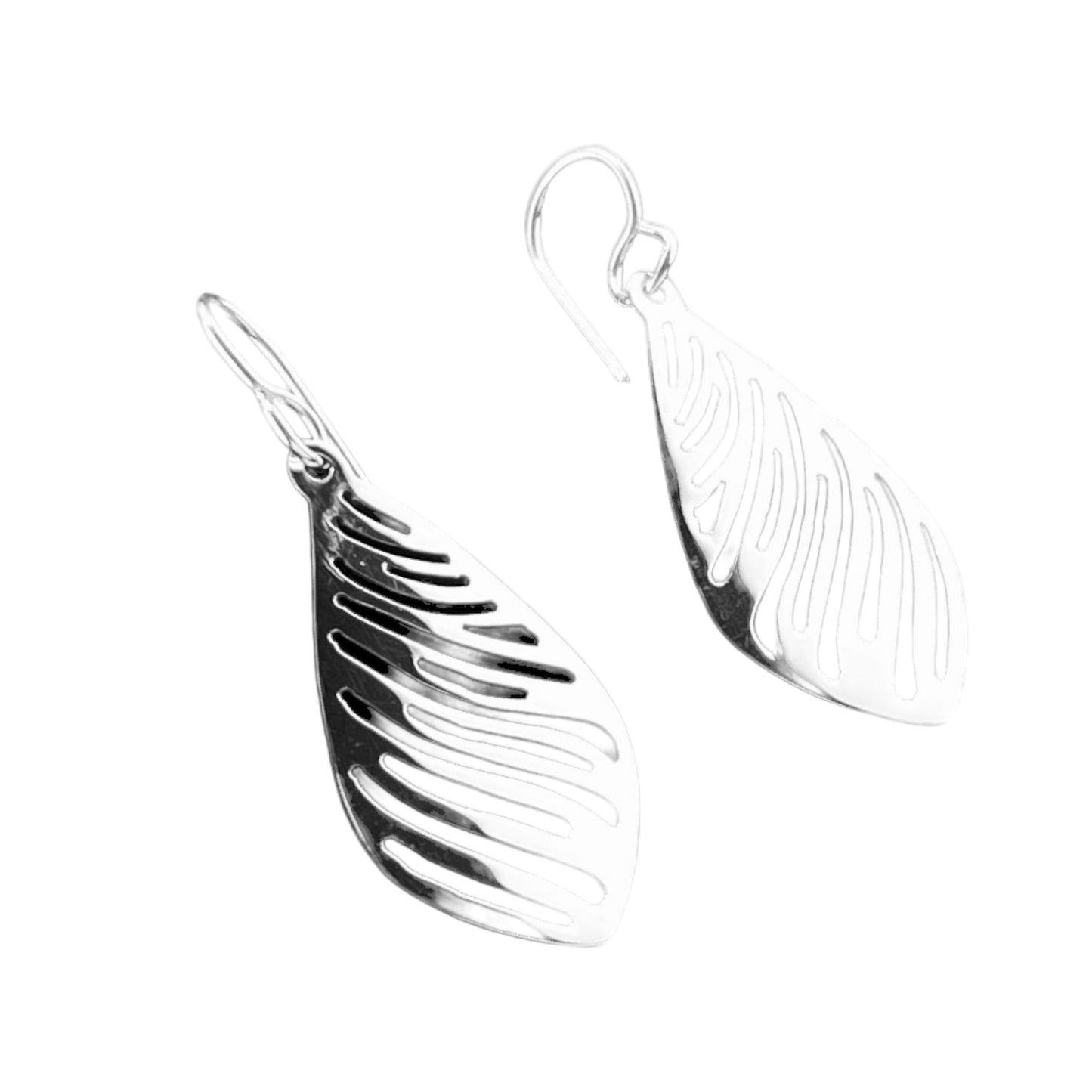 Sterling Silver .925 HOOK Earrings 20mmx35mm