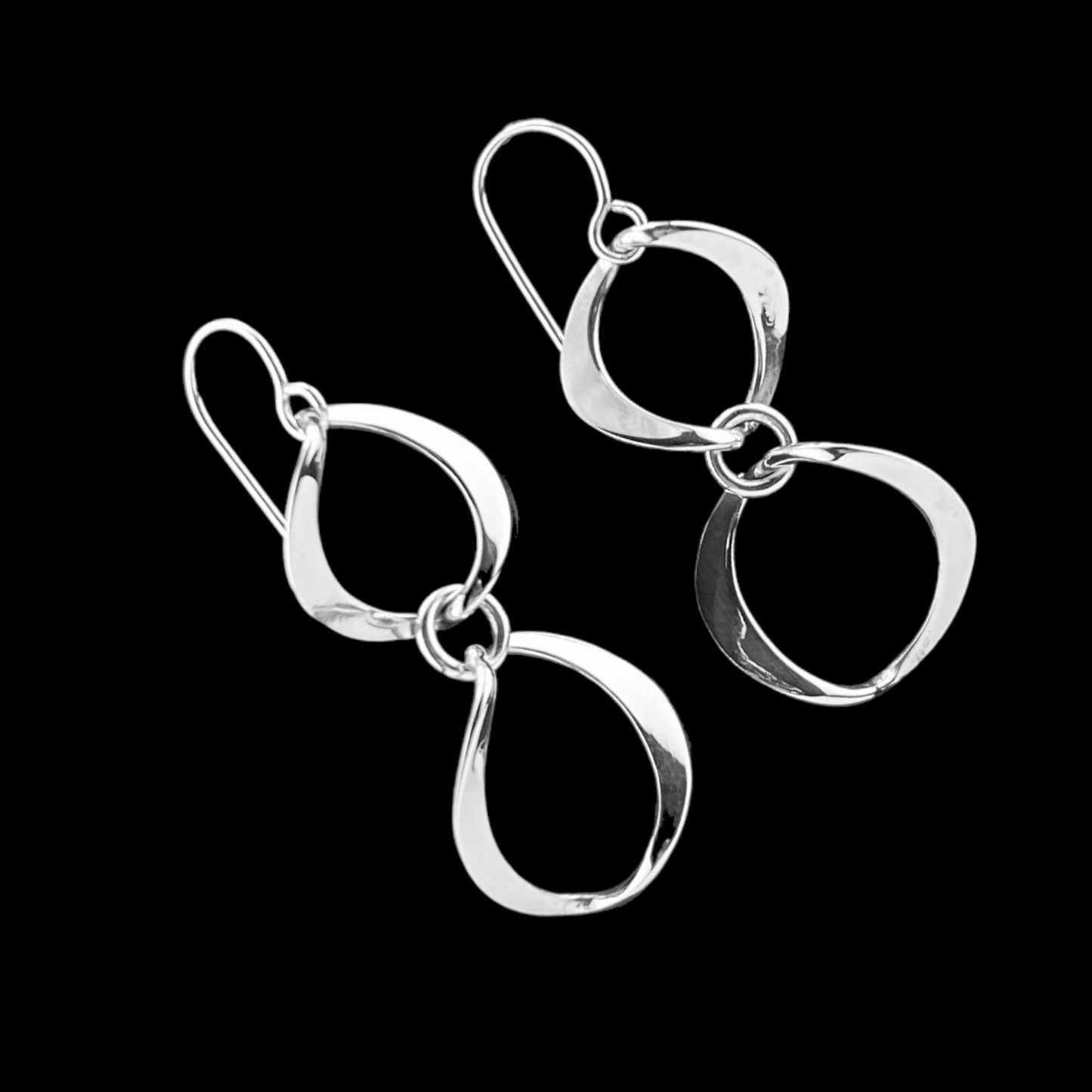 Sterling Silver .925 HOOK Earrings 16mm