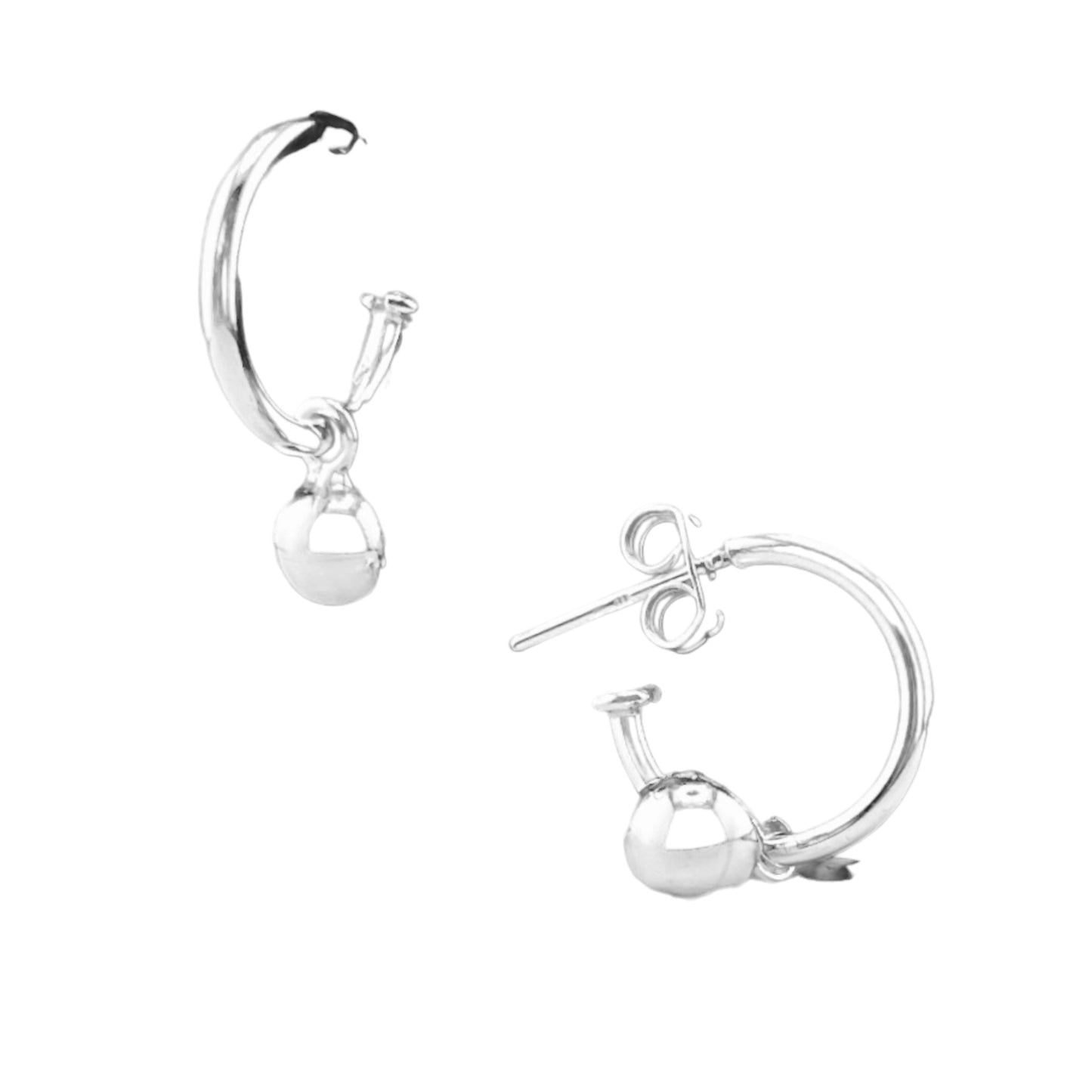 Sterling Silver .925 POST Earrings 13mmx20mm