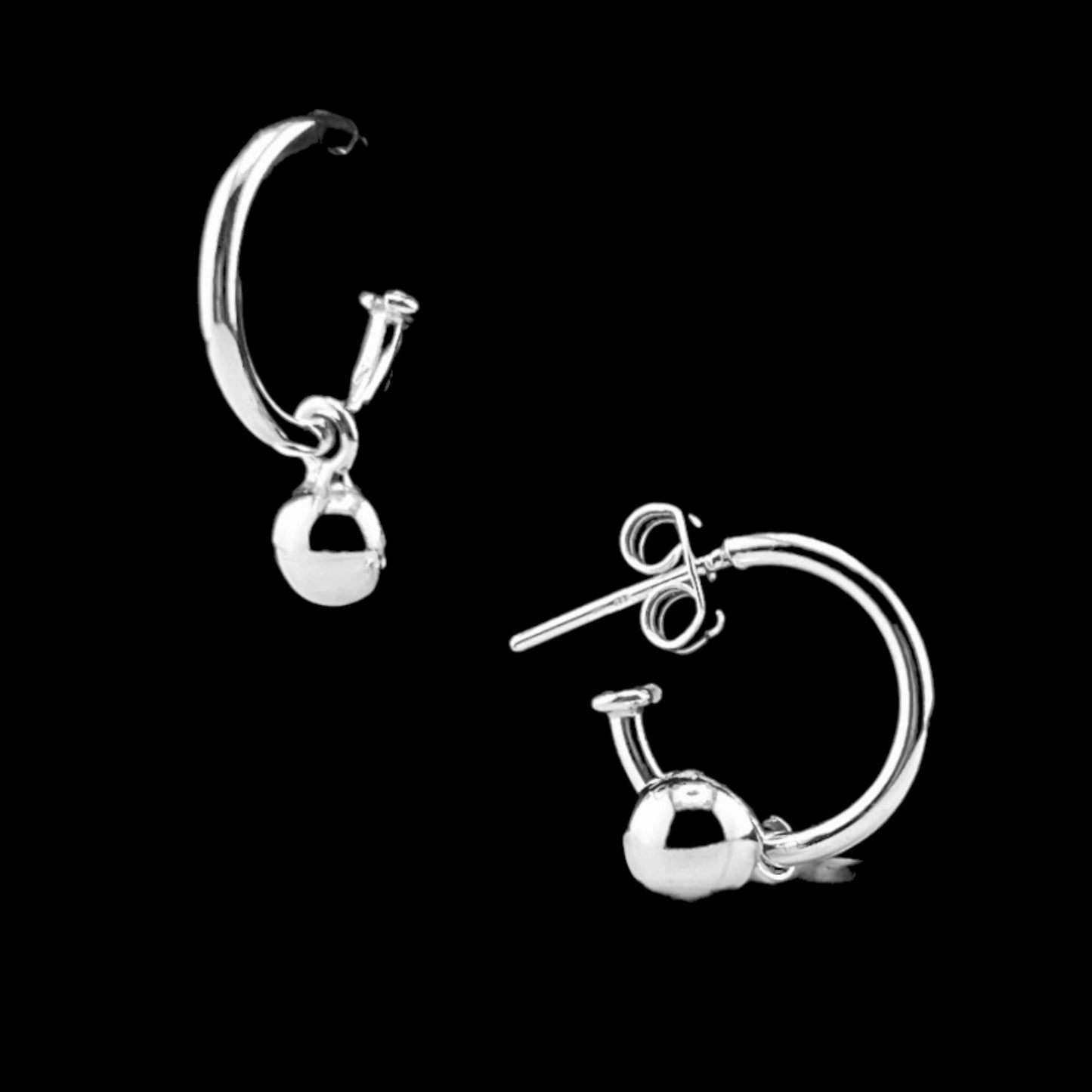 Sterling Silver .925 POST Earrings 13mmx20mm