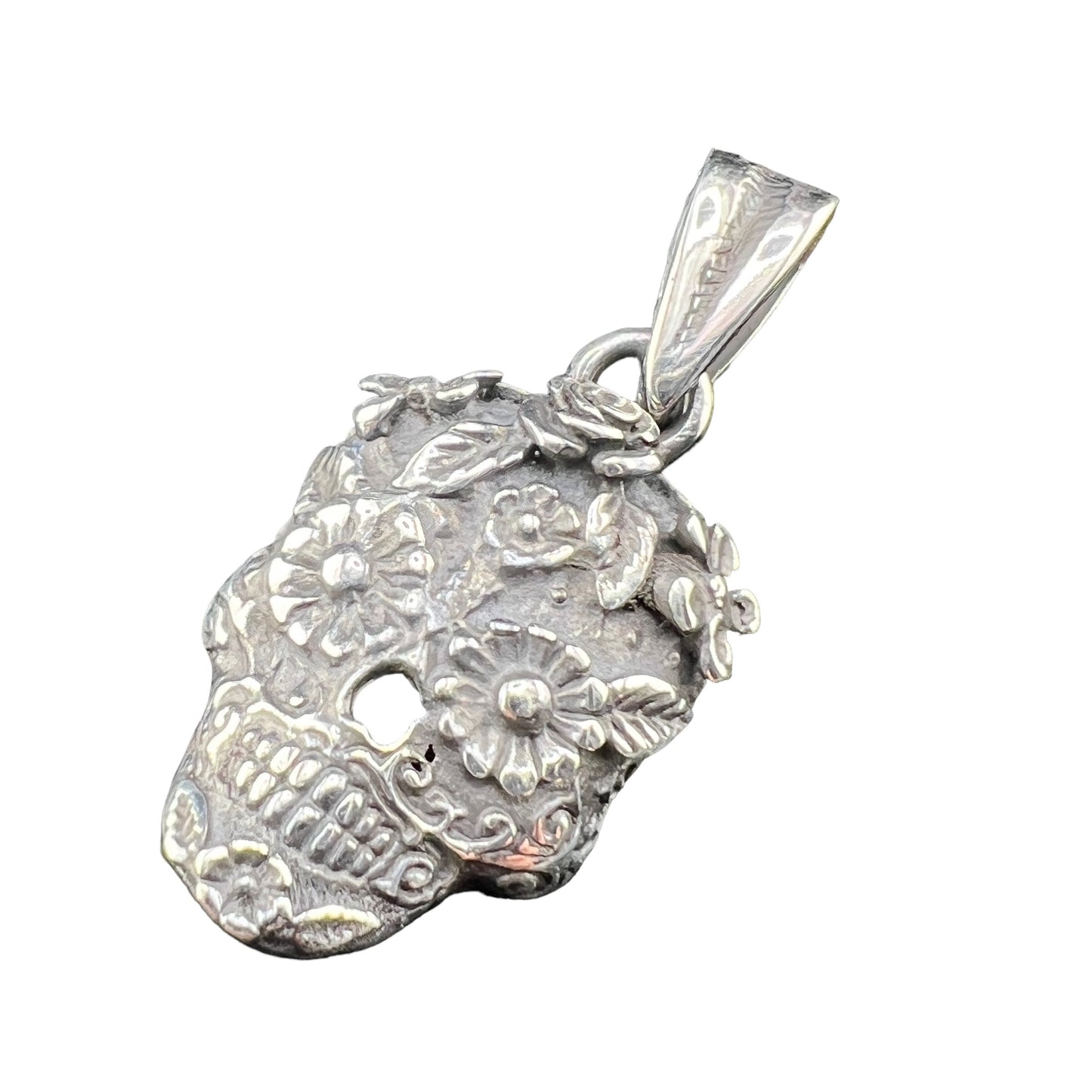.925 Silver Pendant Skull 20mm x 25mm