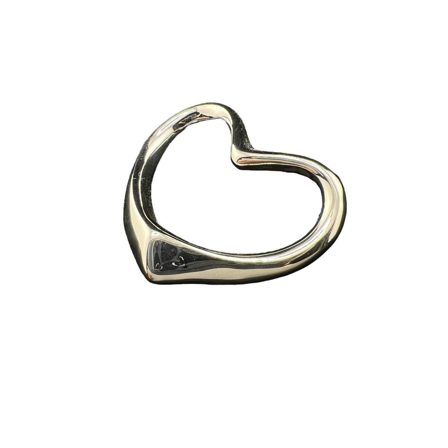 .925 Silver Pendant Open Heart 35mm x 35mm