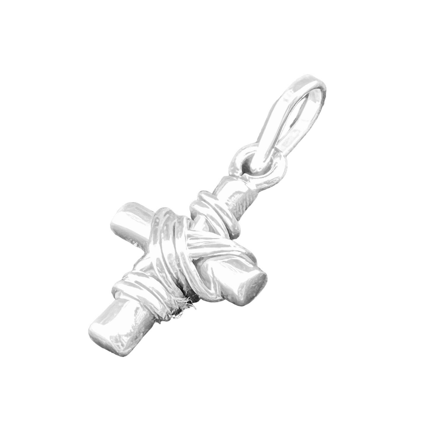 .925 Silver Pendant CROSS 18mm x 28mm