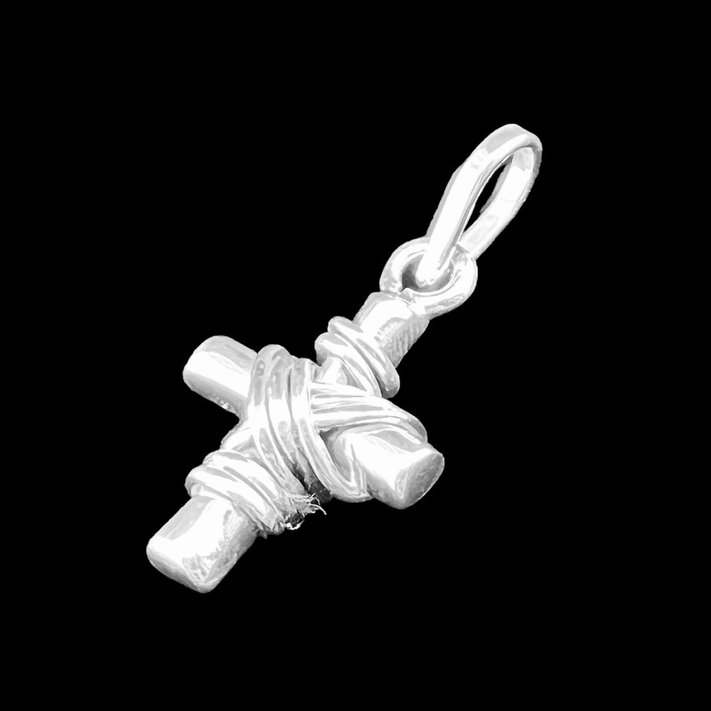 .925 Silver Pendant CROSS 18mm x 28mm