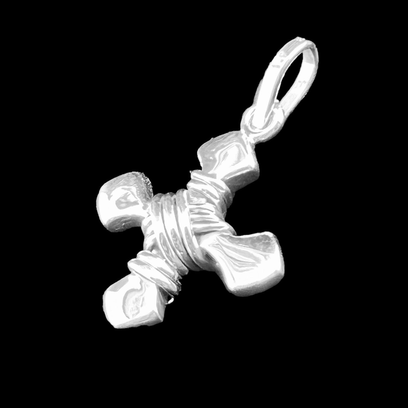 .925 Silver Pendant CROSS 25mm x 30mm