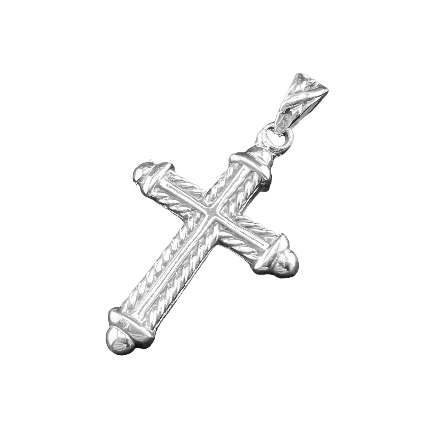 .925 Silver Pendant CROSS 23mm x 40mm