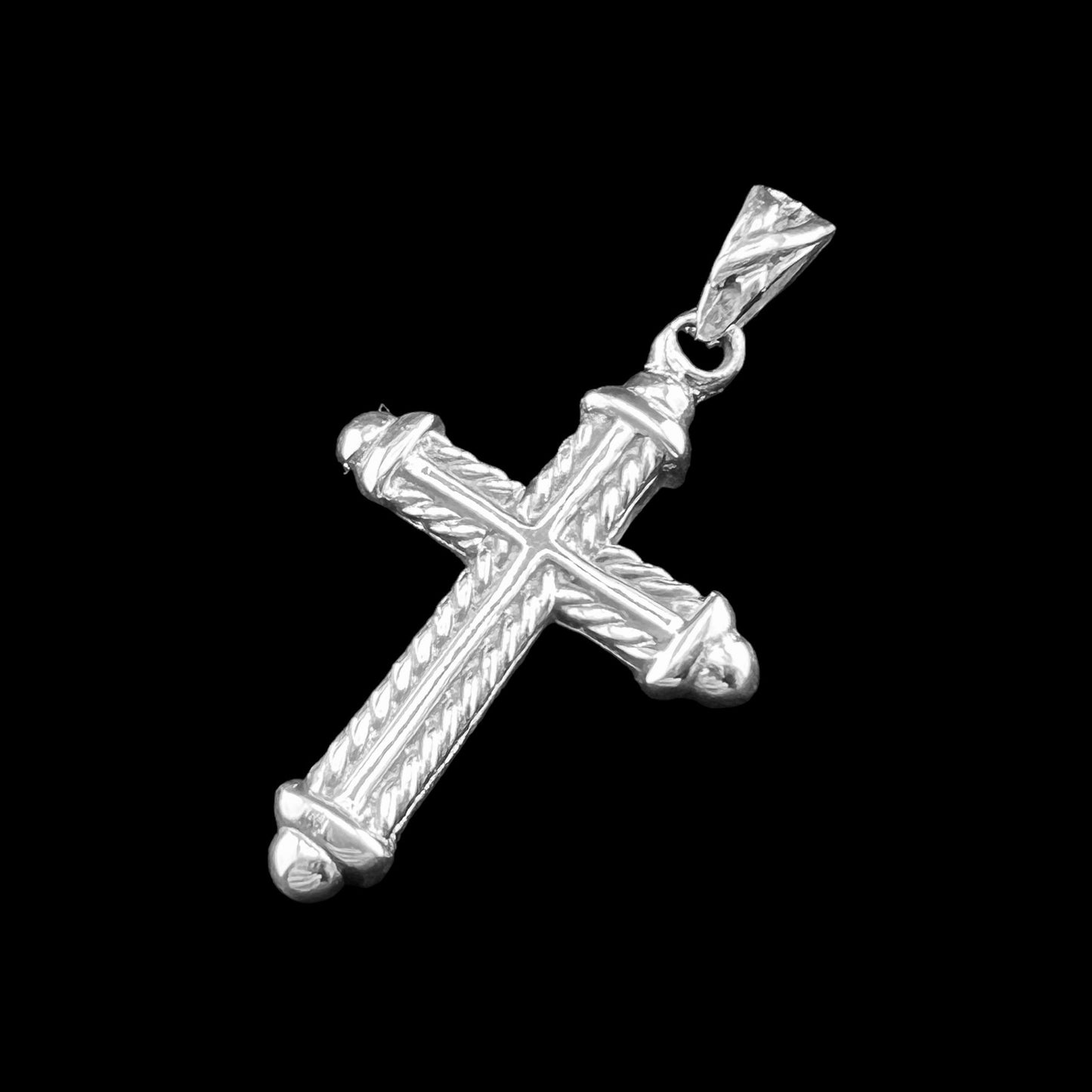 .925 Silver Pendant CROSS 23mm x 40mm