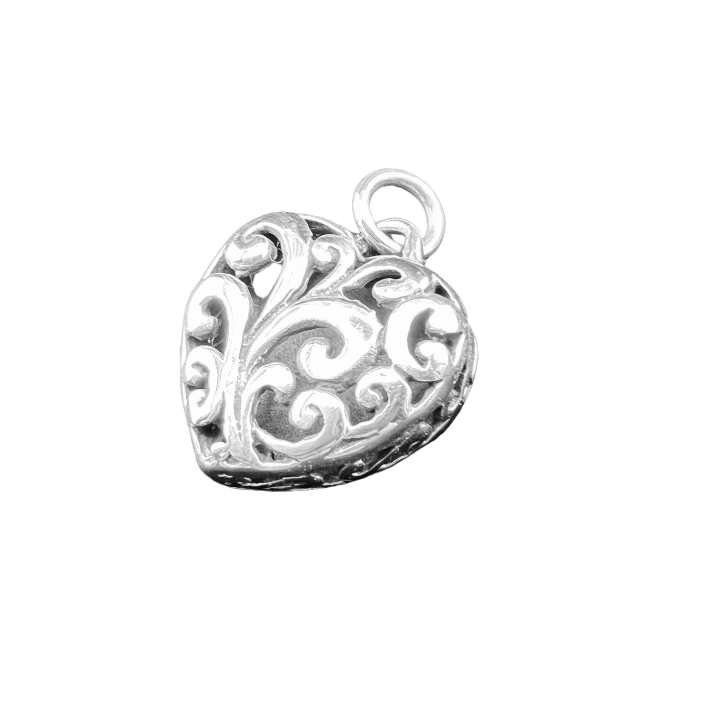 .925 Silver Pendant Heart 20mm x 25mm