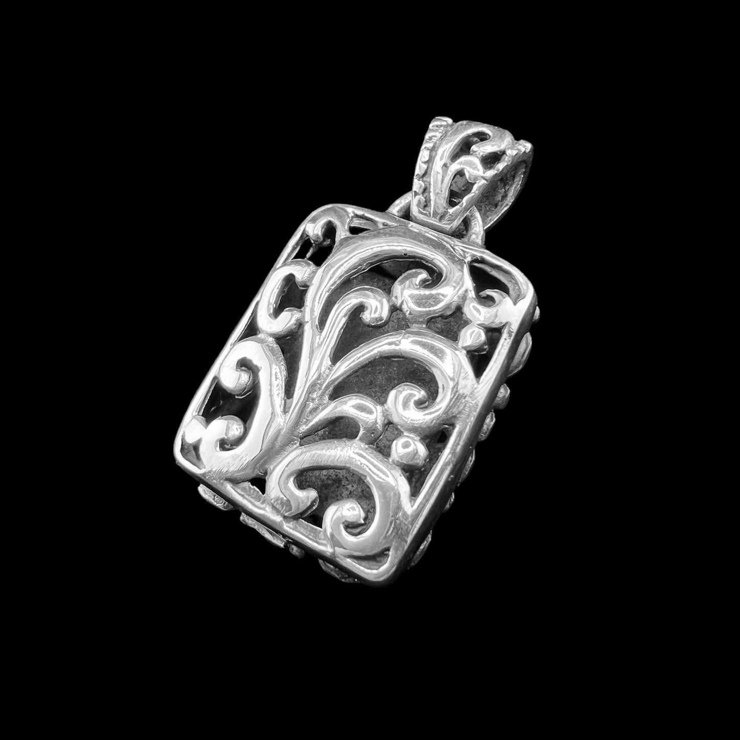 .925 Silver Pendant Lockett 20mm x 40mm