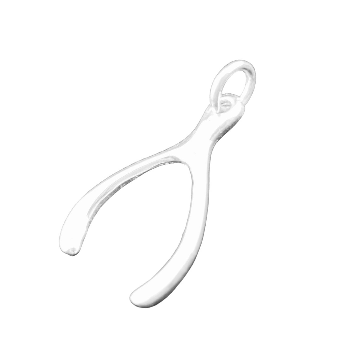 .925 Silver Pendant Wishbone 20mm x 35mm