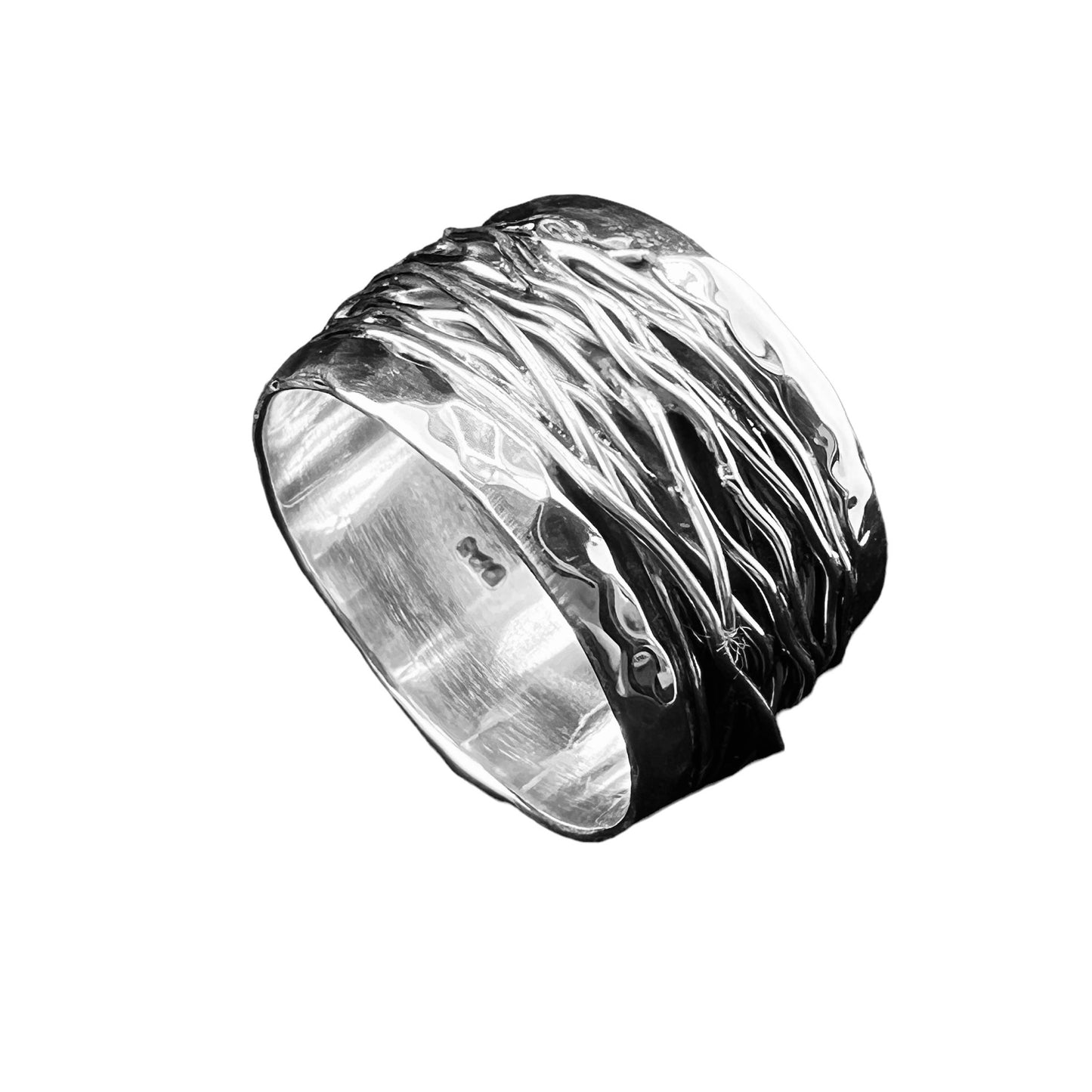 925 Silver Ring 15mm width
