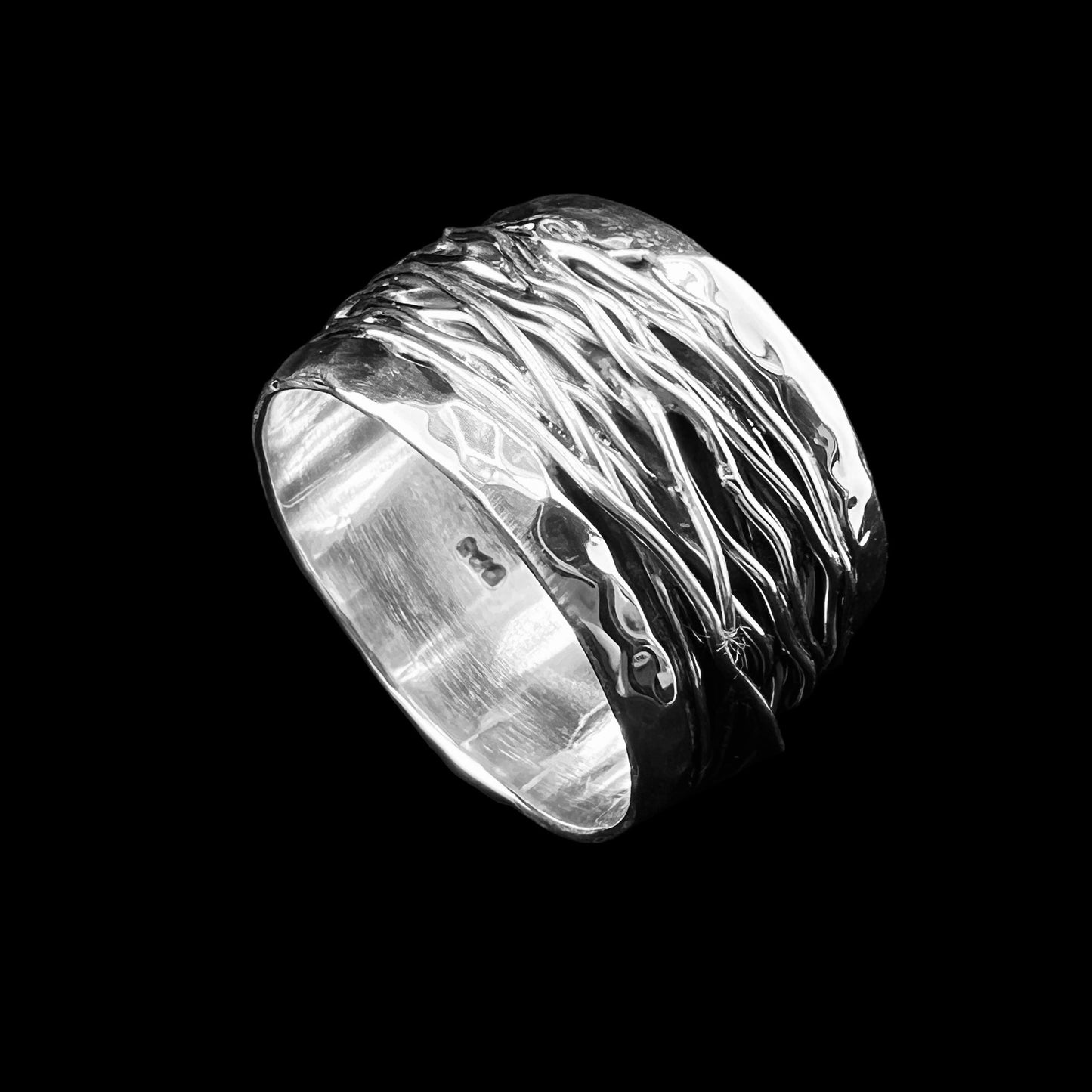 925 Silver Ring 15mm width