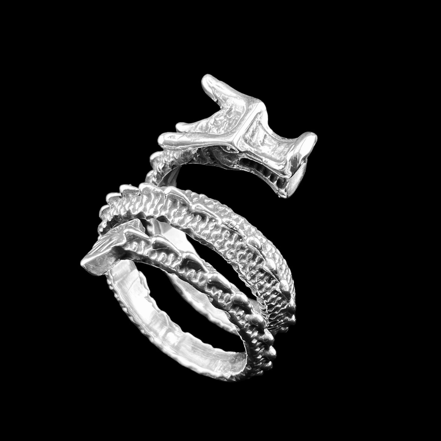 925 Silver Ring Dragon