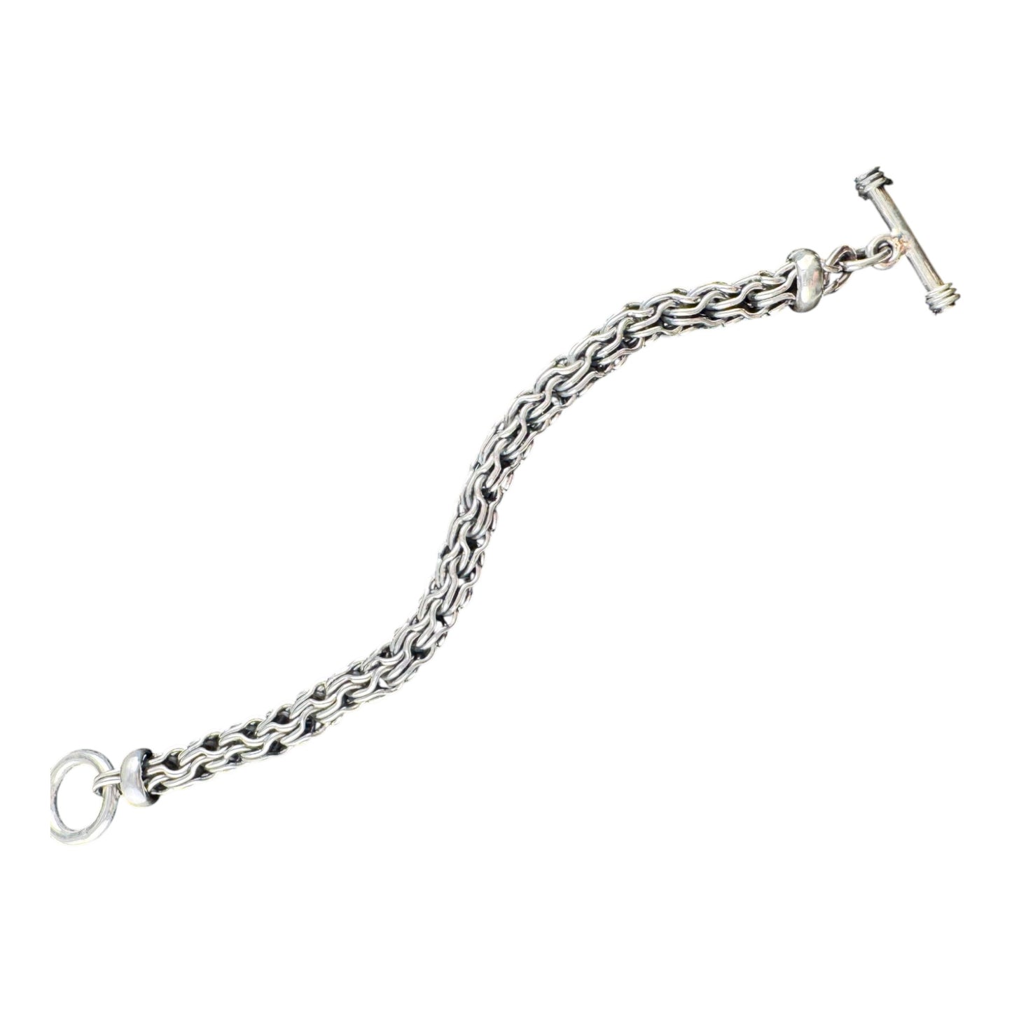Bold Byzantine Chain Bracelet 7in