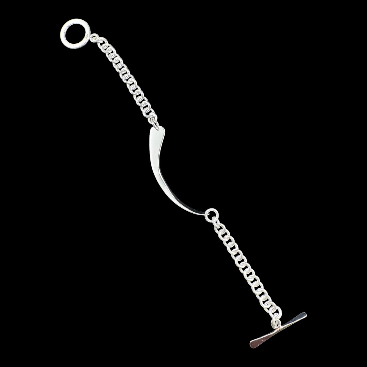 ID style Chain Bracelet 8in