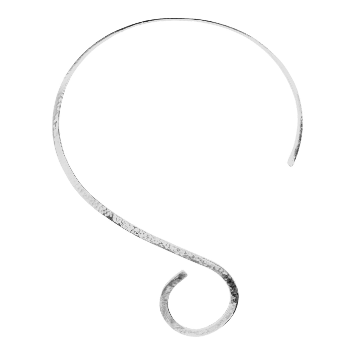 Hammered S-Shape Choker