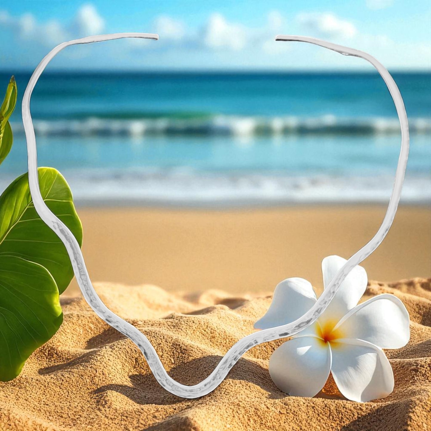 Wavy Shape Choker LG
