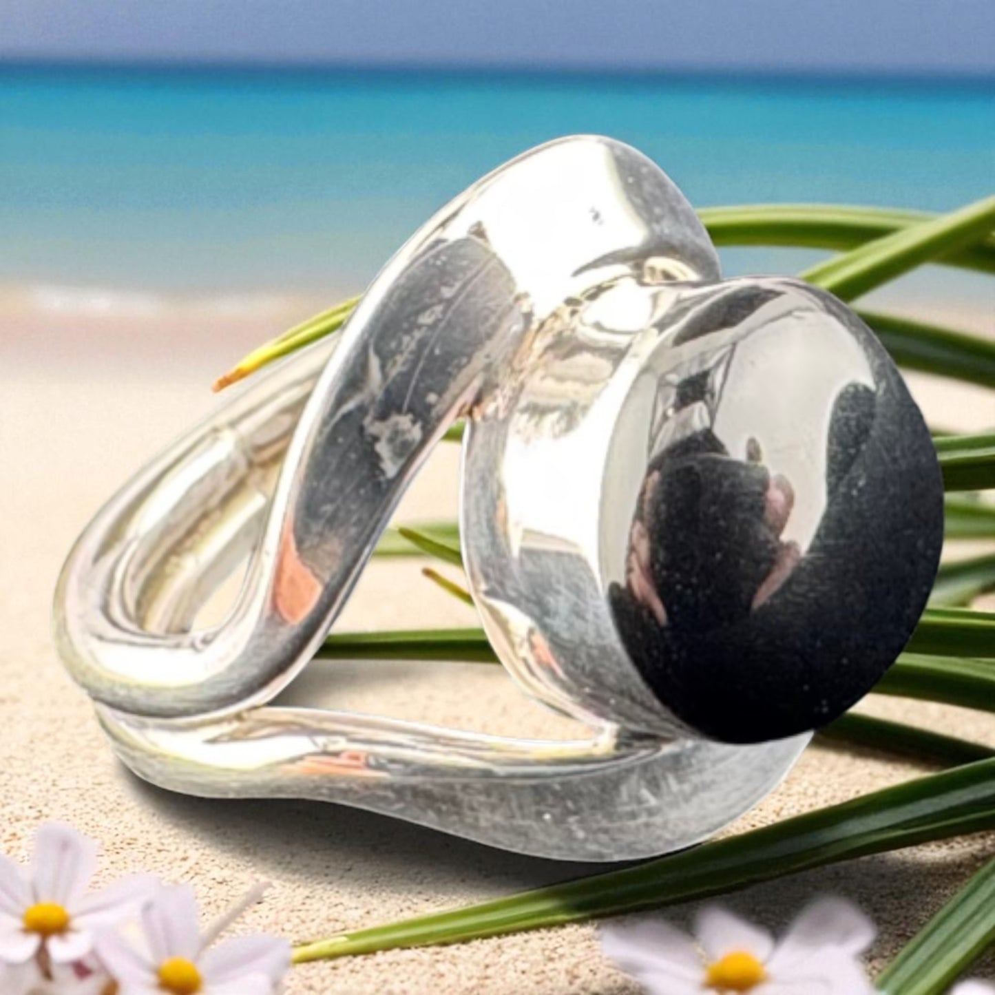 Double Band w/Onyx Ring